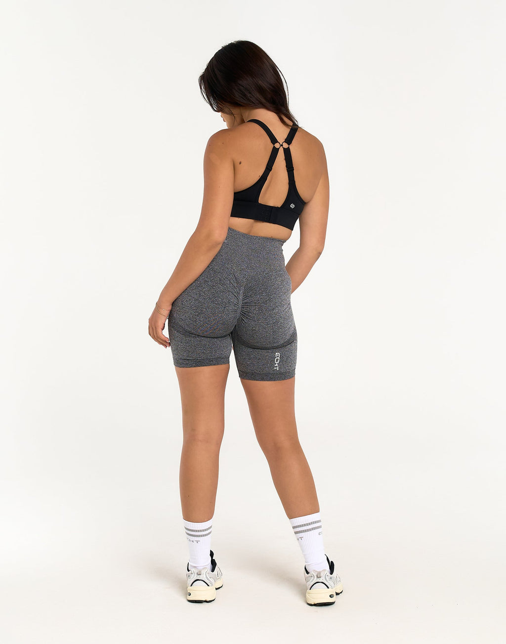 Arise Scrunch Shorts - Charcoal