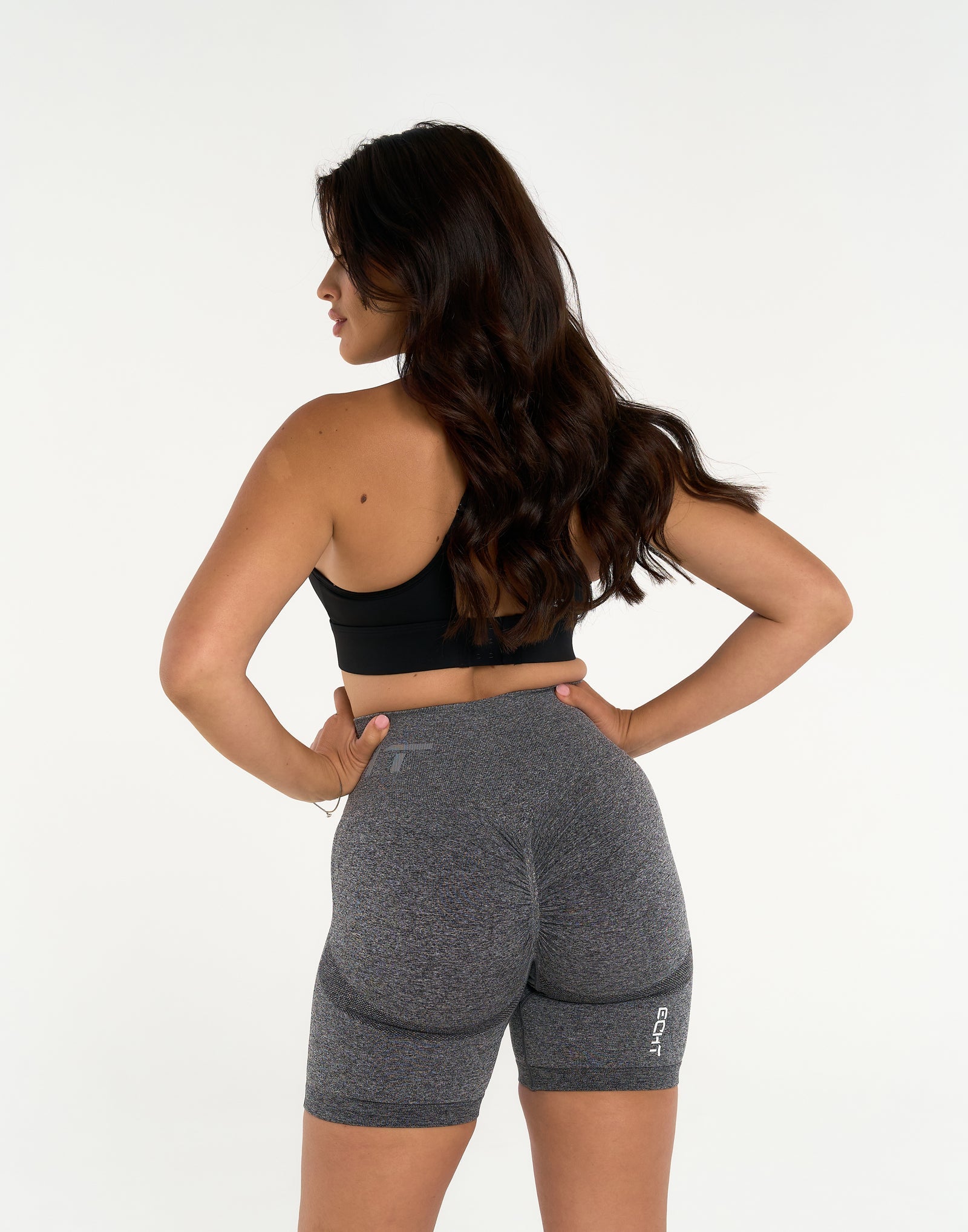 Arise Scrunch Shorts - Charcoal