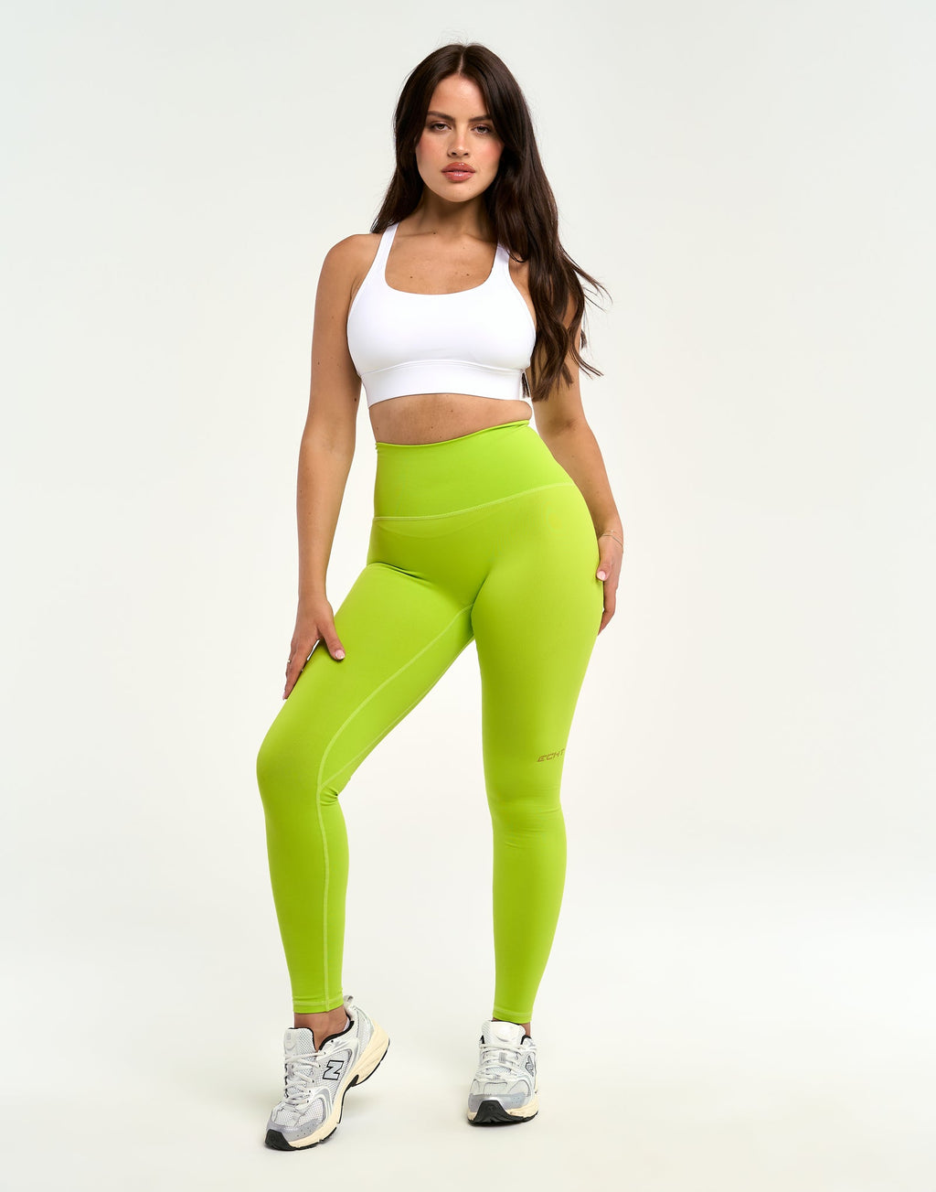 Limitless Leggings 28" - Lime Green