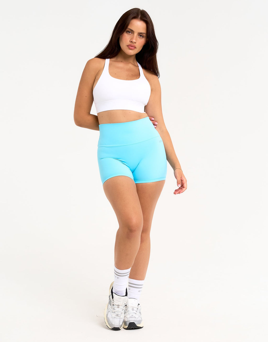 Range Bike Shorts 4" - Baby Blue