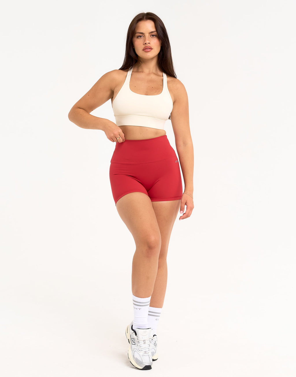 Range Bike Shorts 4" - Scarlet Red