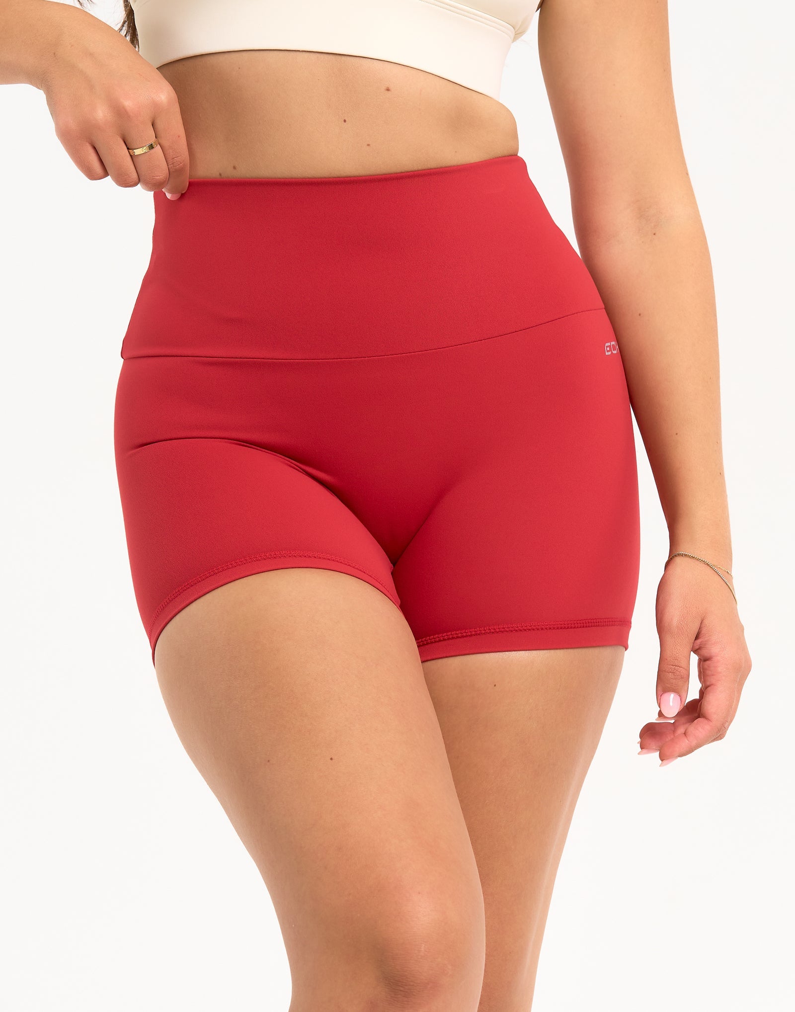 Range Bike Shorts 4" - Scarlet Red