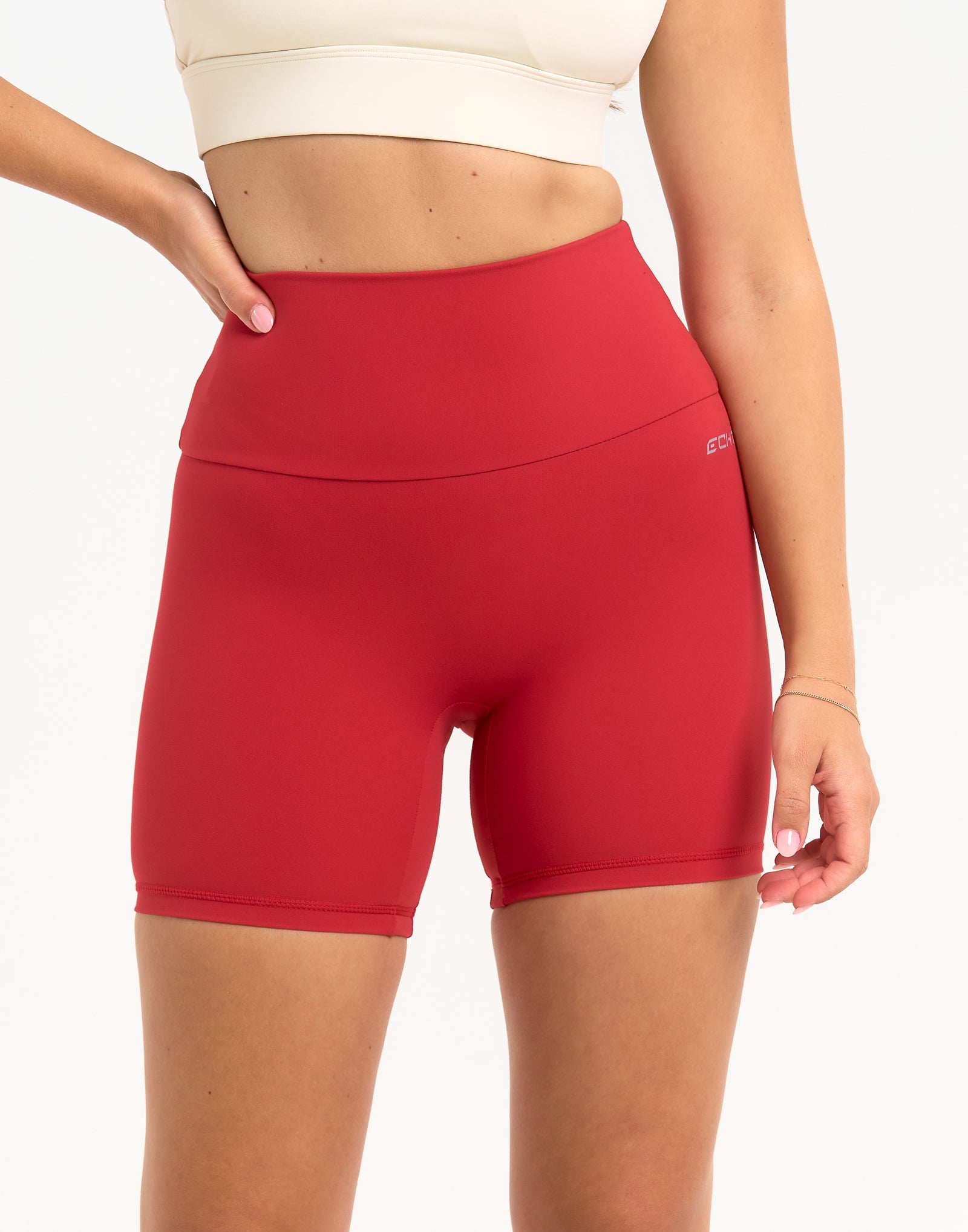 Range Bike Shorts 6" - Scarlet Red
