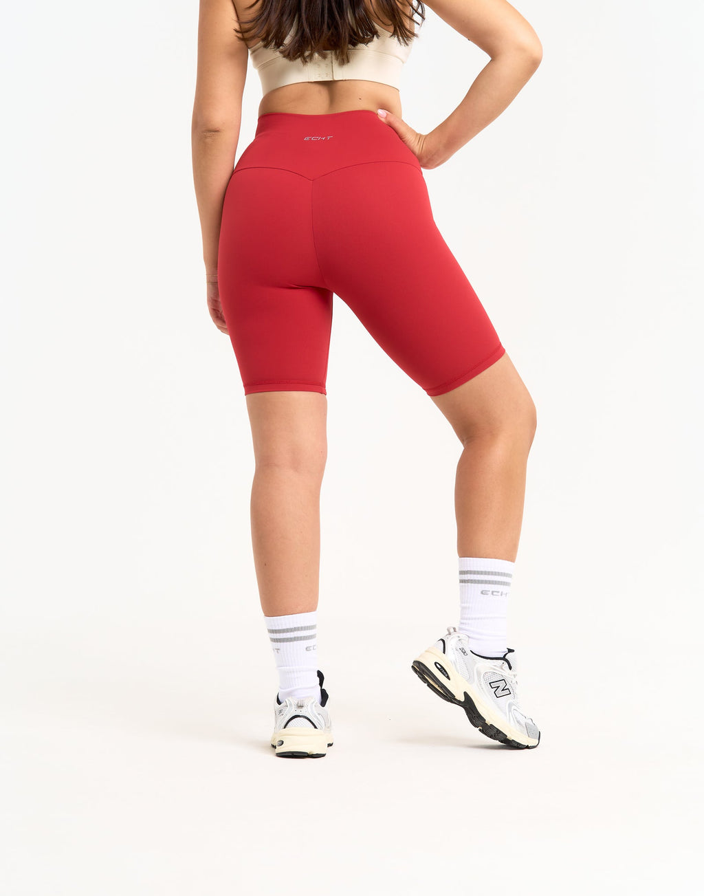 Range Bike Shorts 8" - Scarlet Red