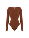 Elemental L Square Bodysuit - Brown