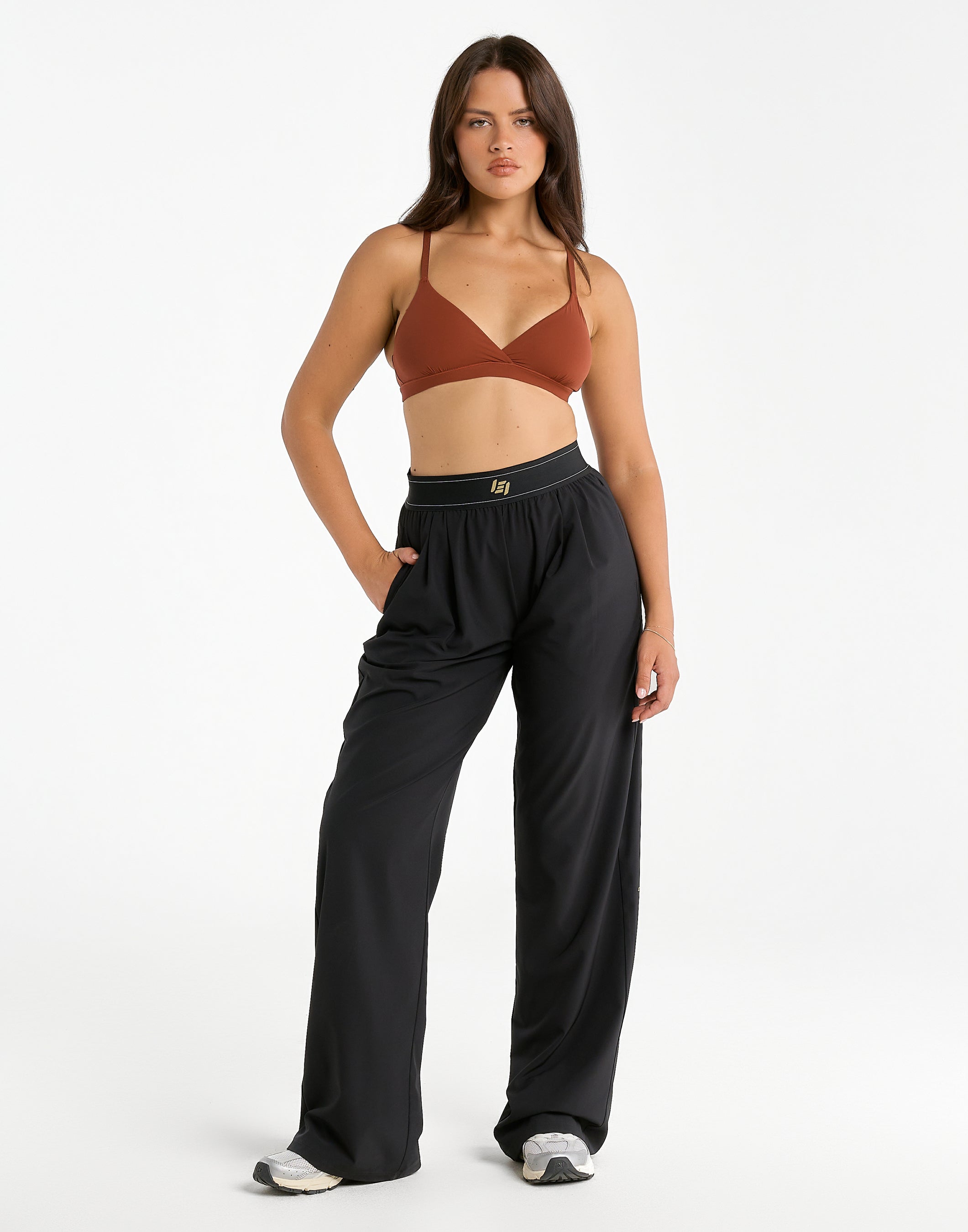 Elemental Crossover Bralette - Brown