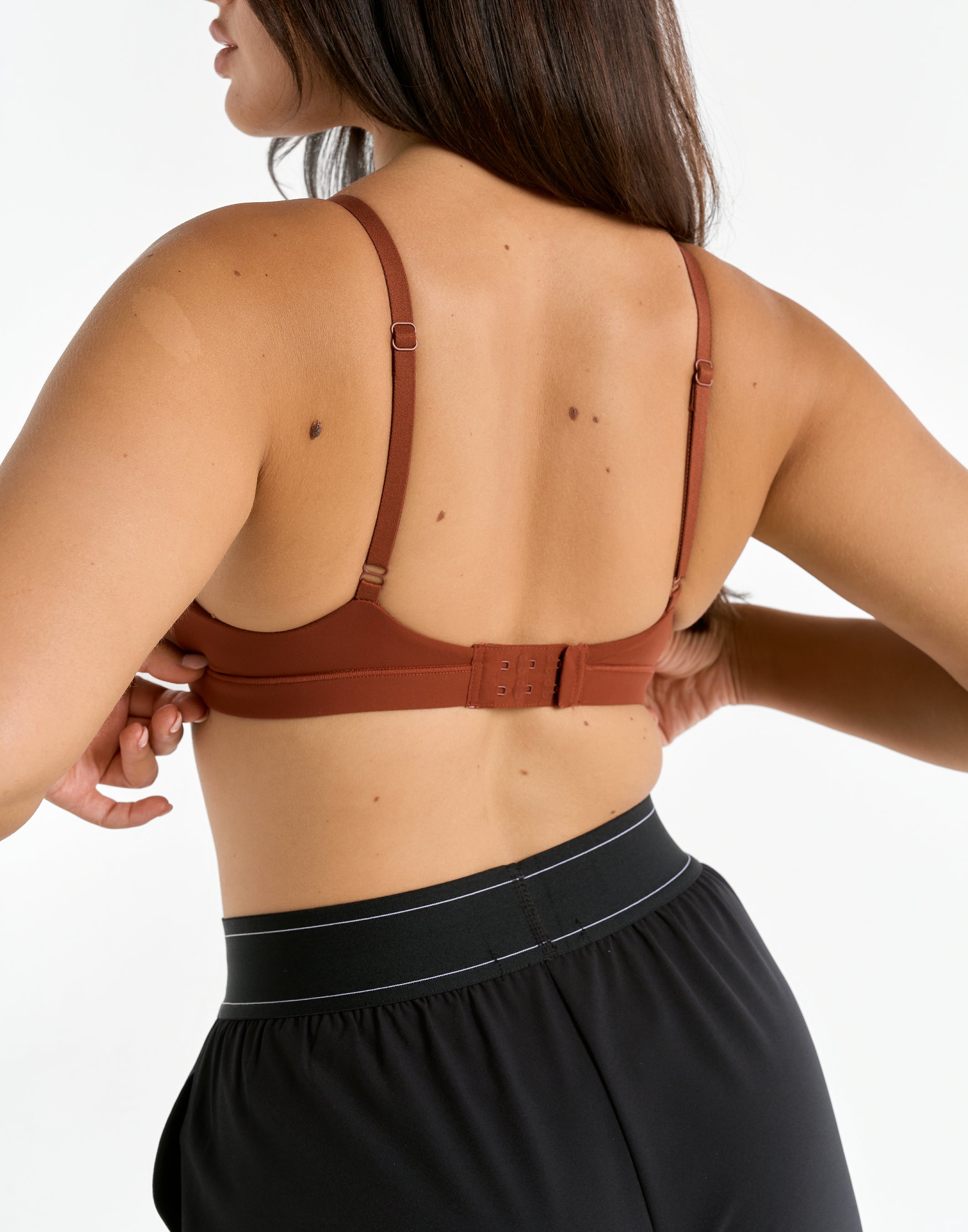 Elemental Crossover Bralette - Brown