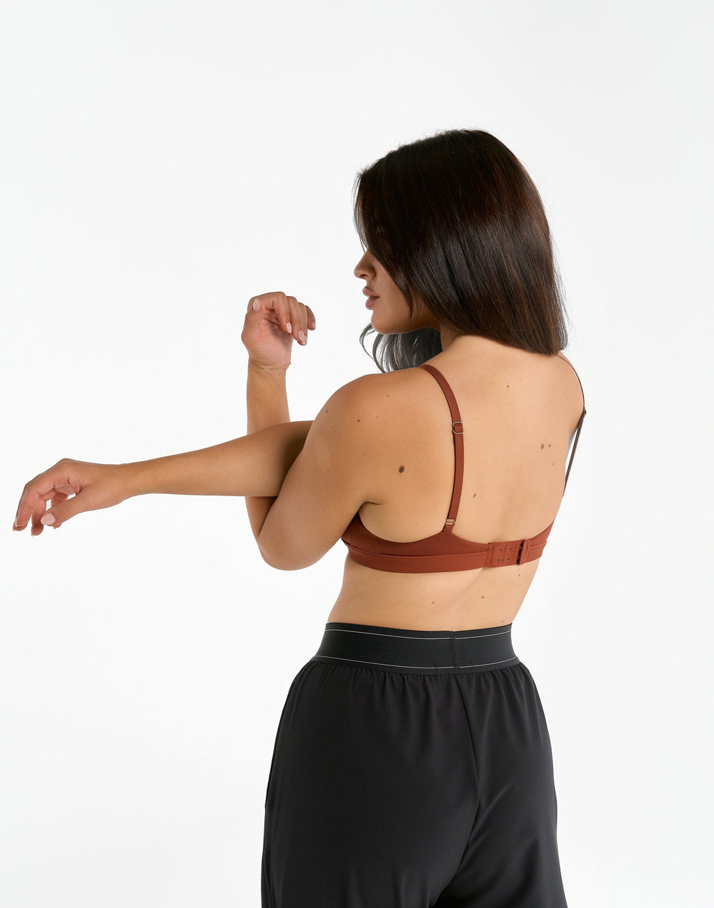Elemental Crossover Bralette - Brown