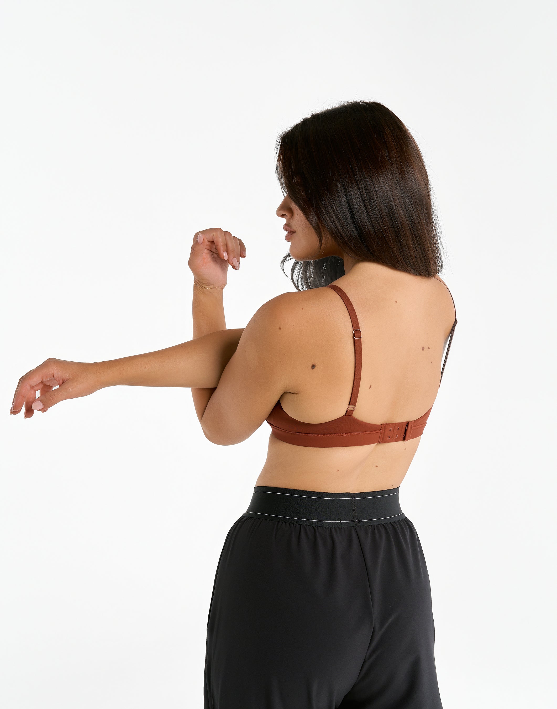Elemental Crossover Bralette - Brown