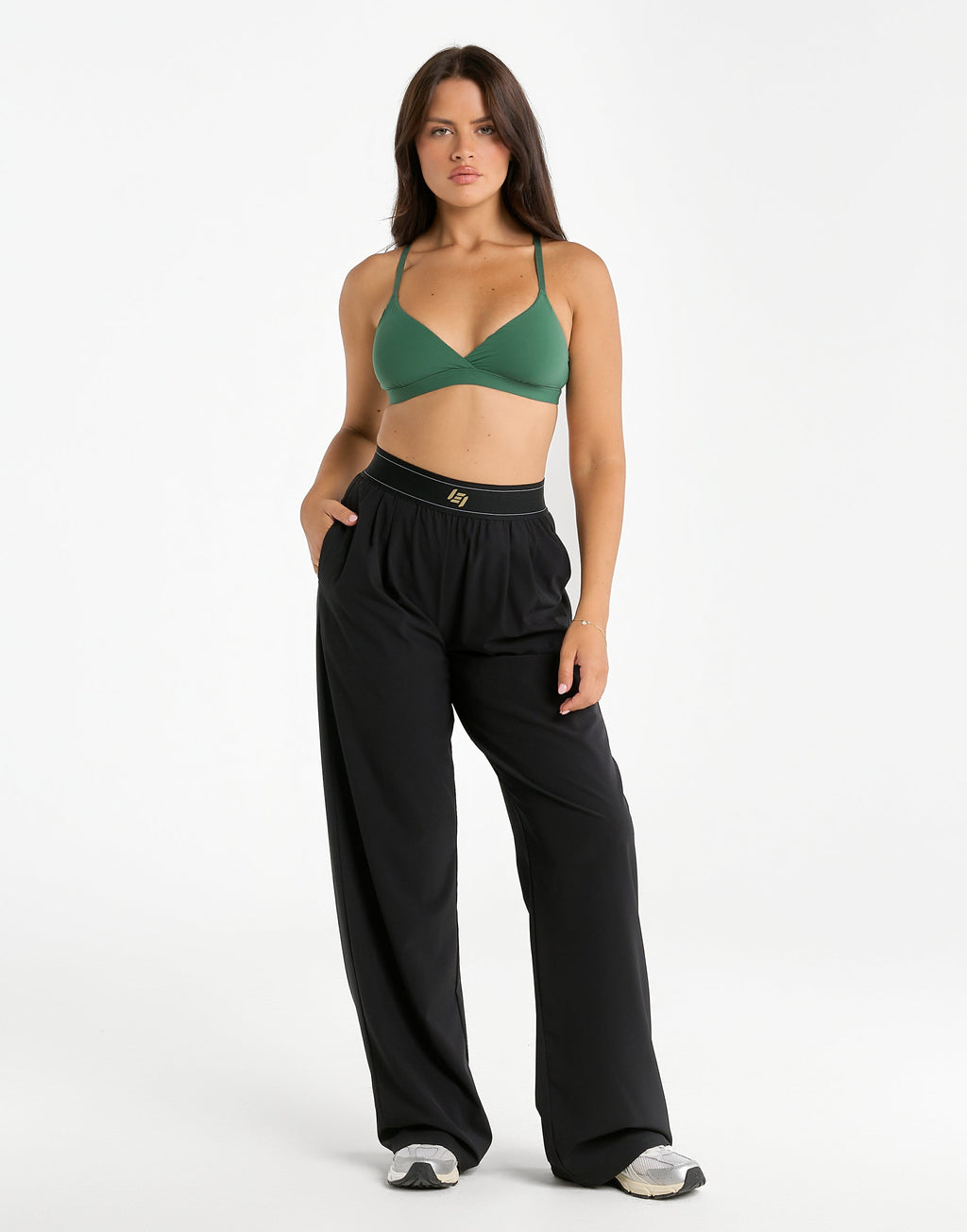 Elemental Crossover Bralette - Green