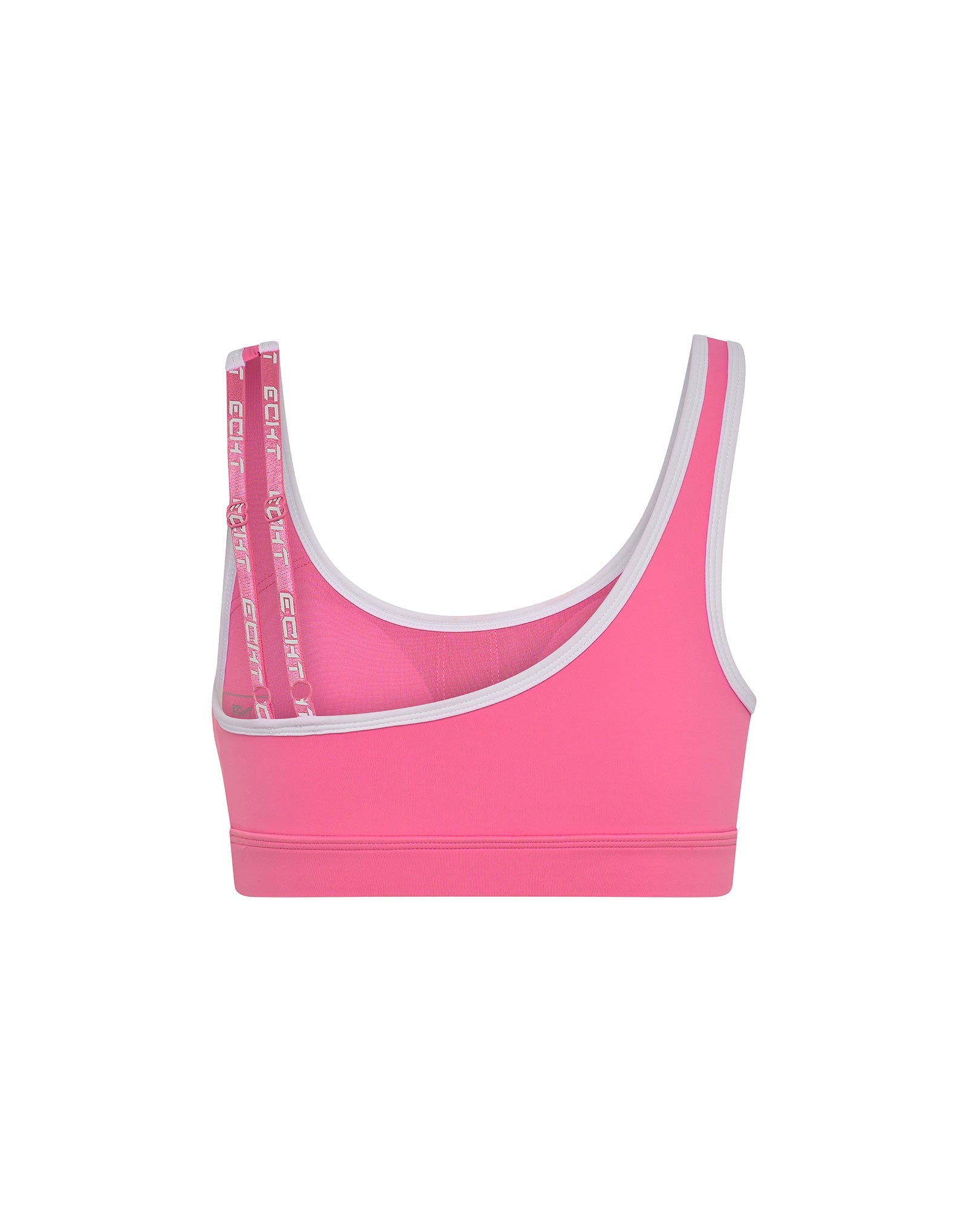 Asymmetric Sports Bra - Pink
