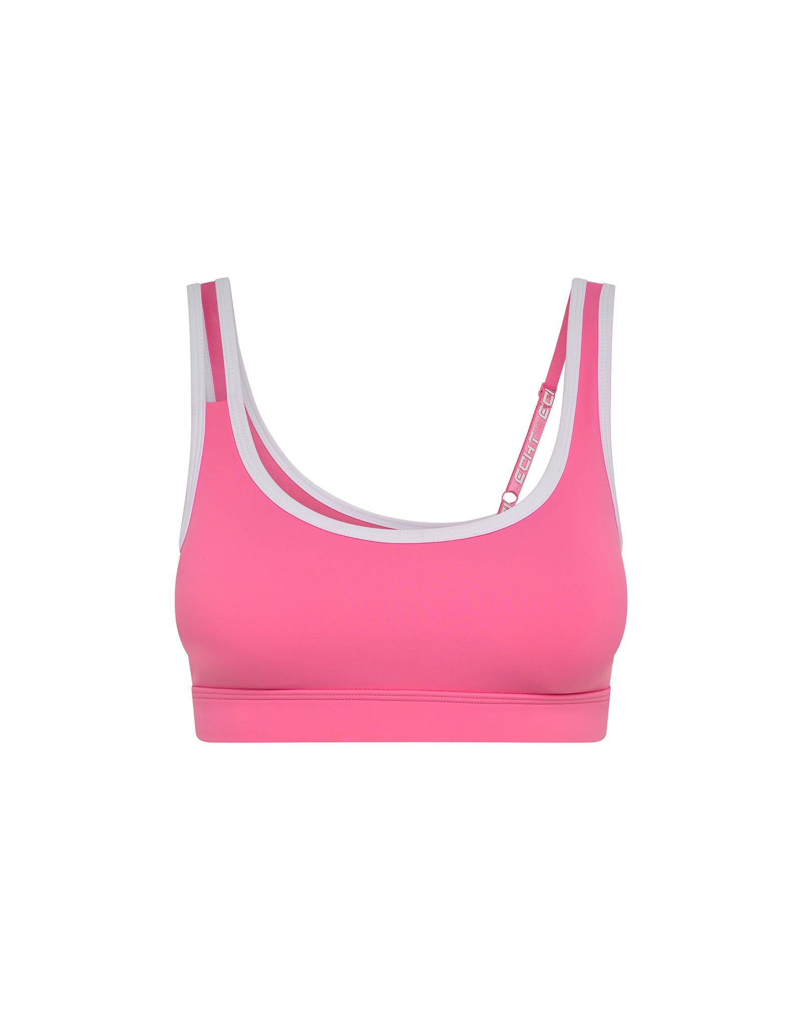 Asymmetric Sports Bra - Pink