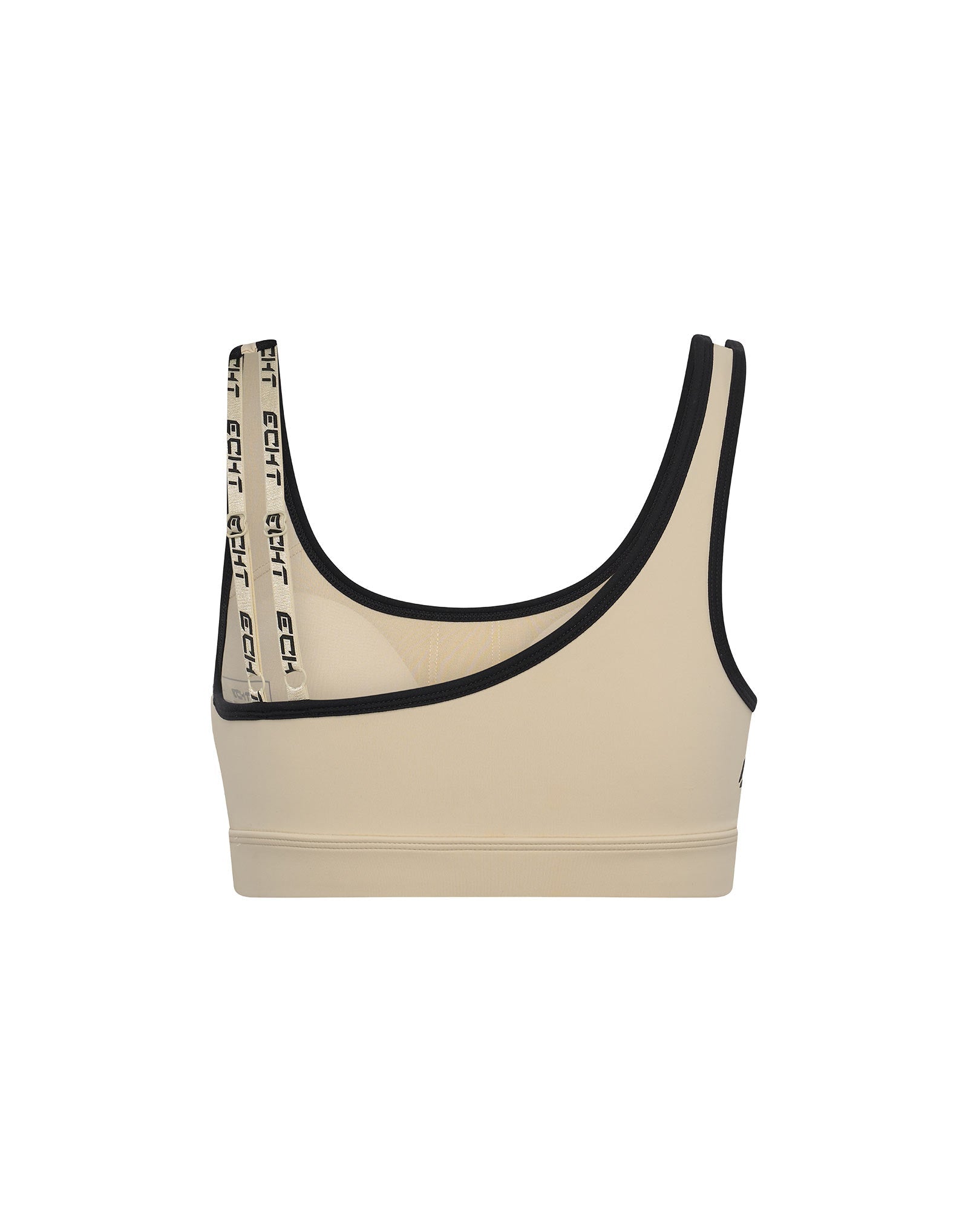 Asymmetric Sports Bra - Taupe