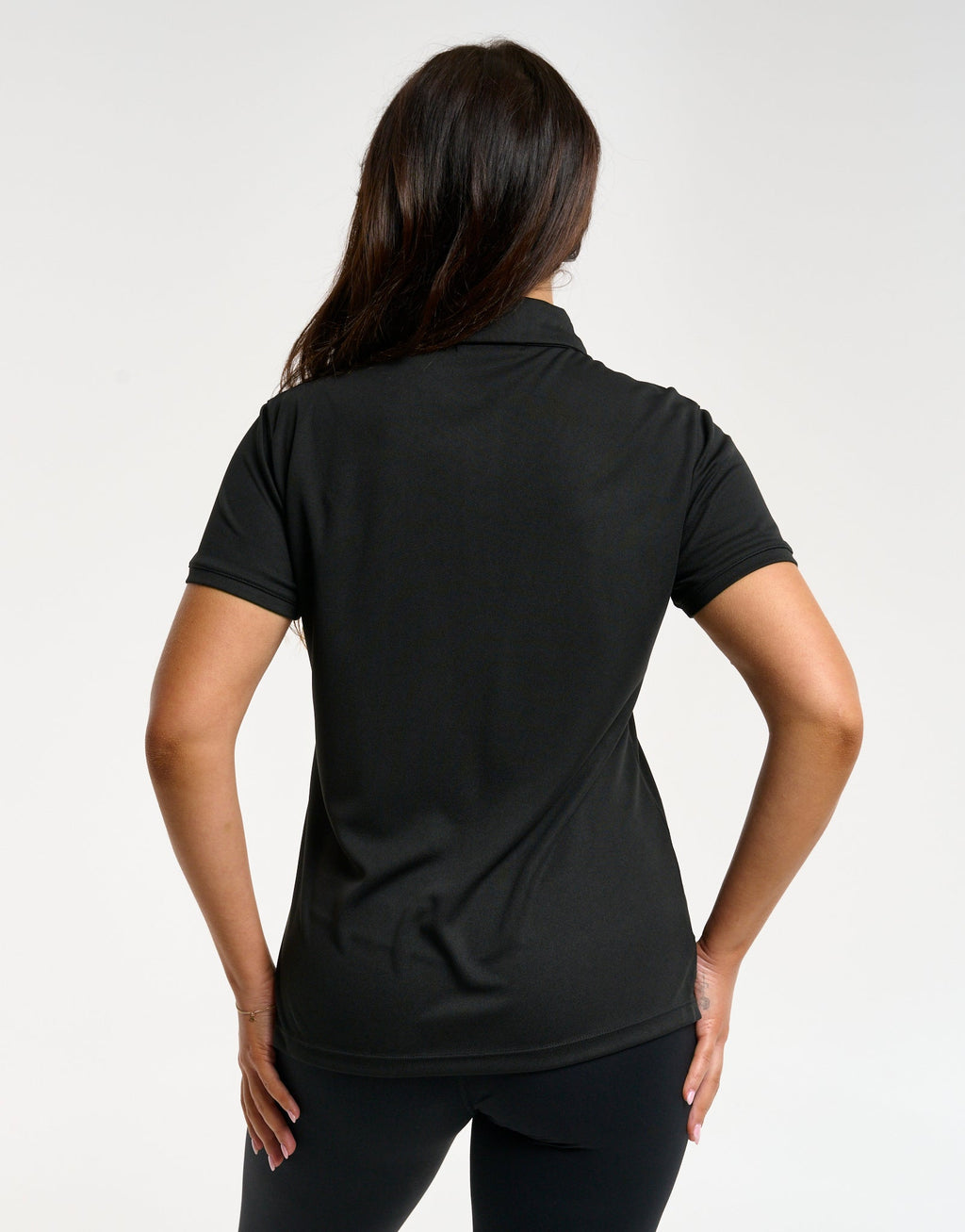 Flow Short-Sleeve Polo - Black