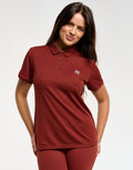 Flow Short-Sleeve Polo - Brown