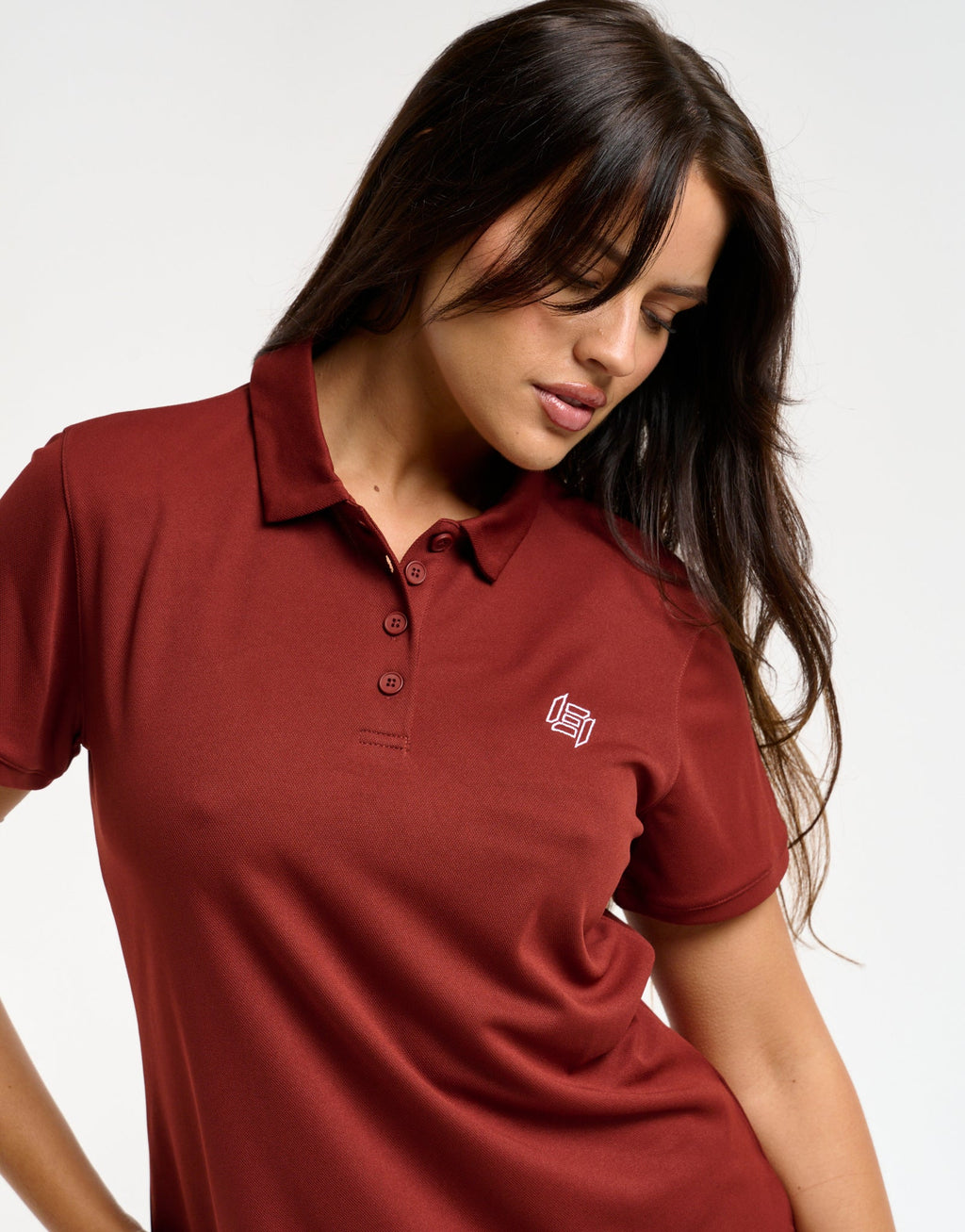 Flow Short-Sleeve Polo - Brown