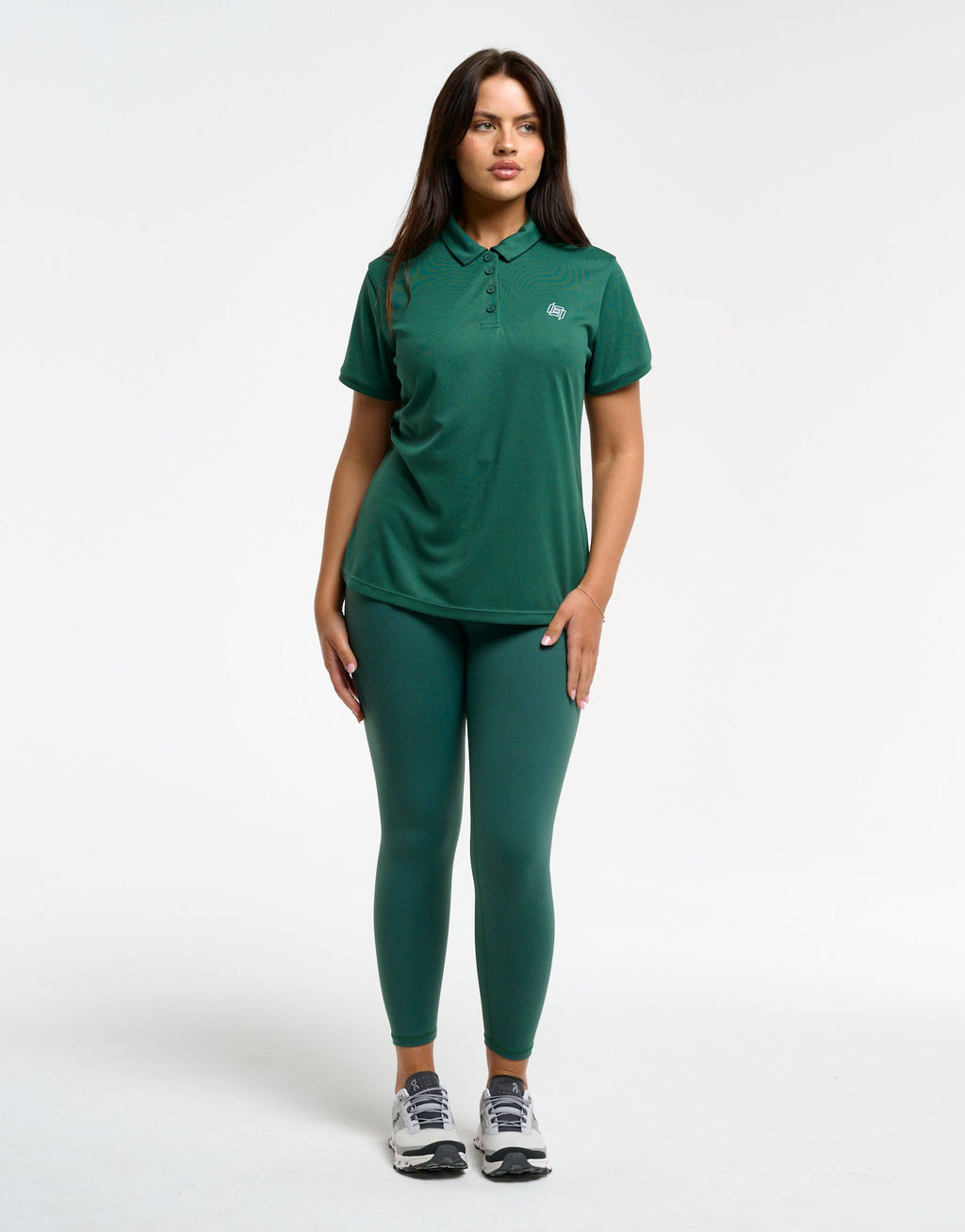 Flow Short-Sleeve Polo - Green
