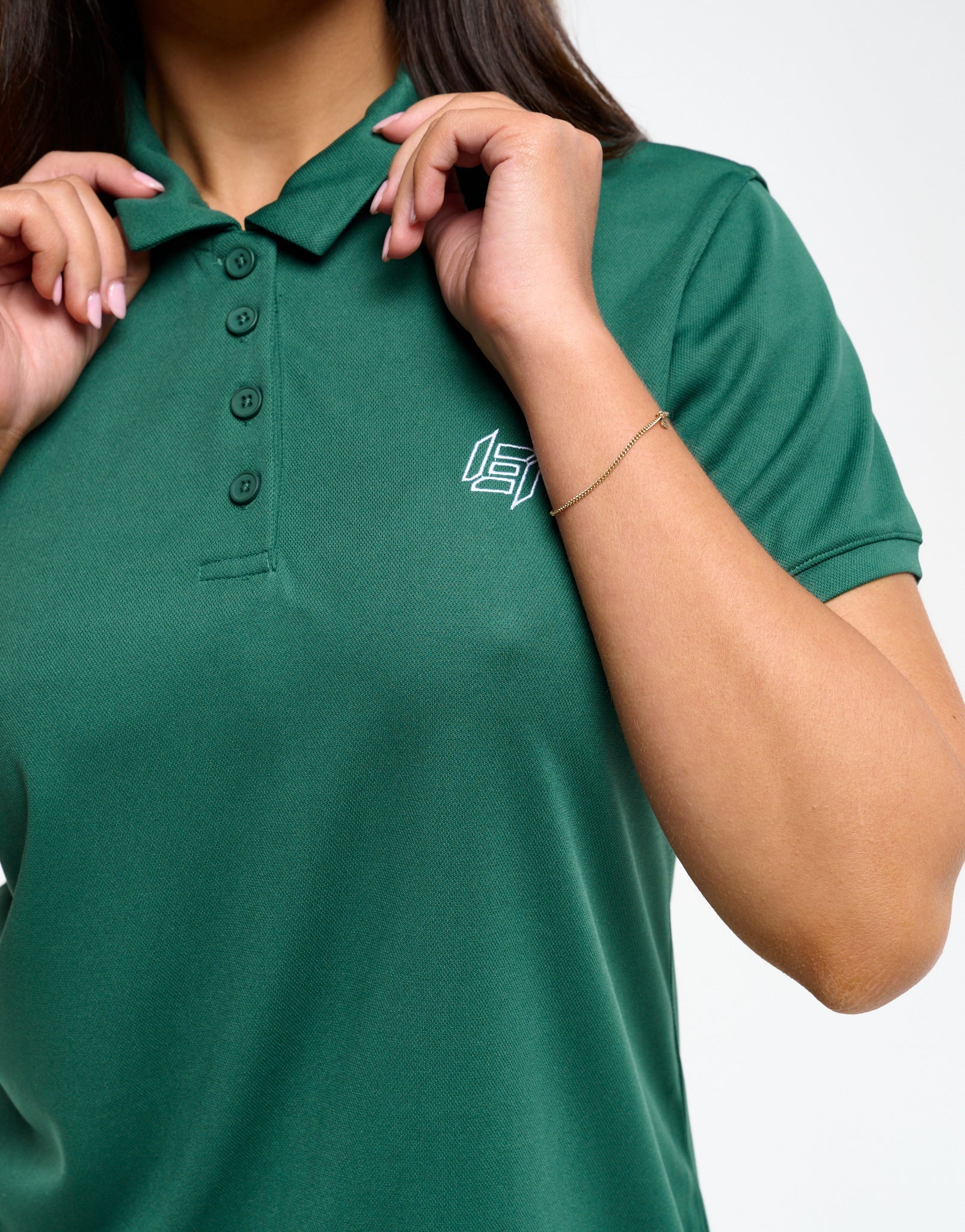 Flow Short-Sleeve Polo - Green
