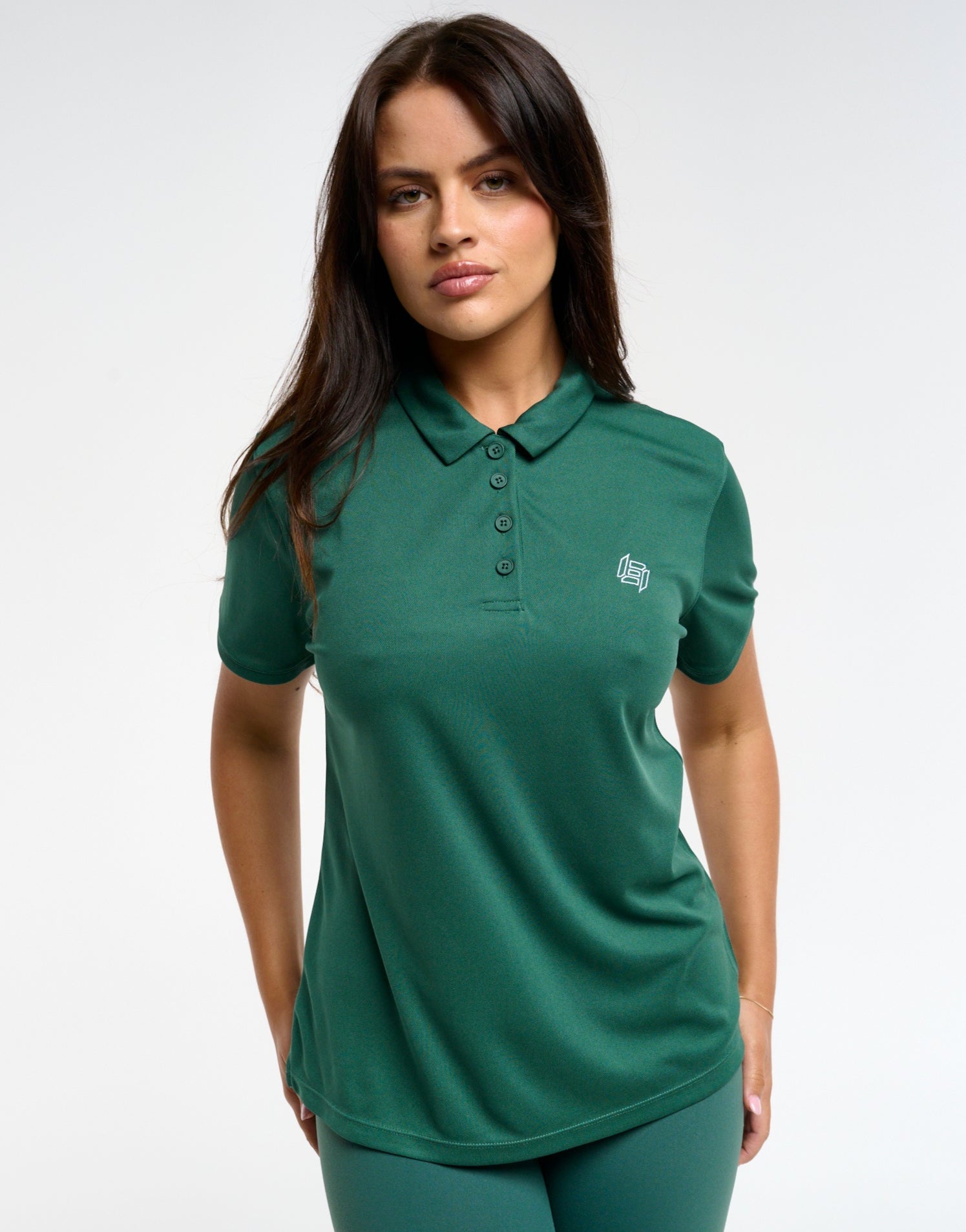 Flow Short-Sleeve Polo - Green
