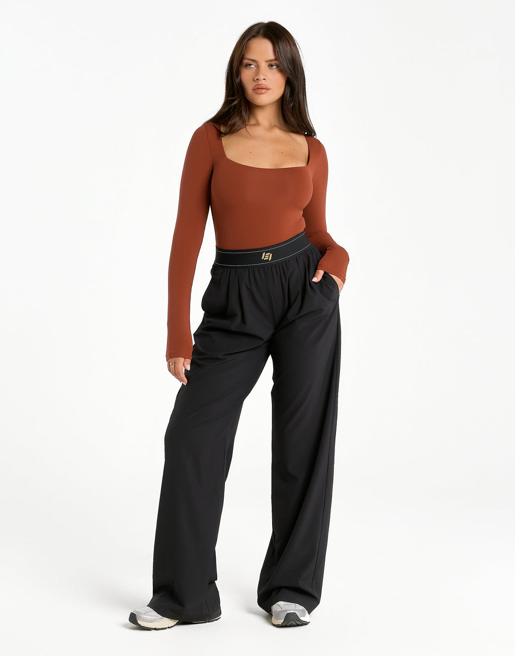 Elemental L Square Bodysuit - Brown