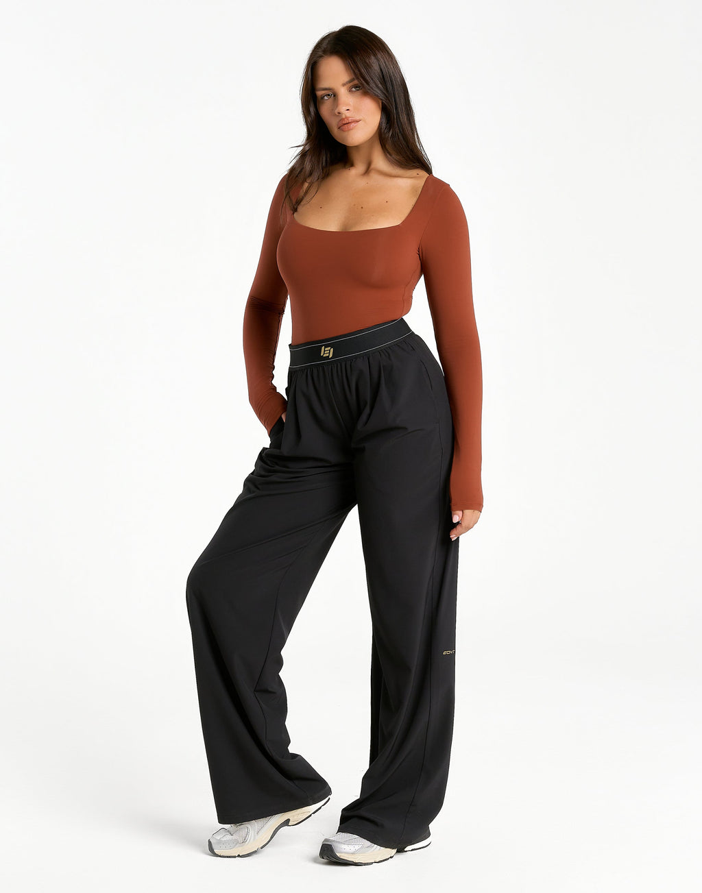 Elemental L Square Bodysuit - Brown