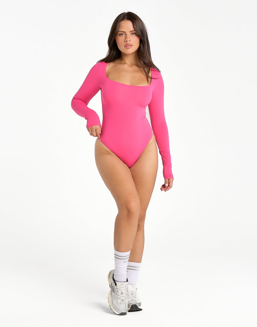 Elemental L Square Bodysuit - Pink