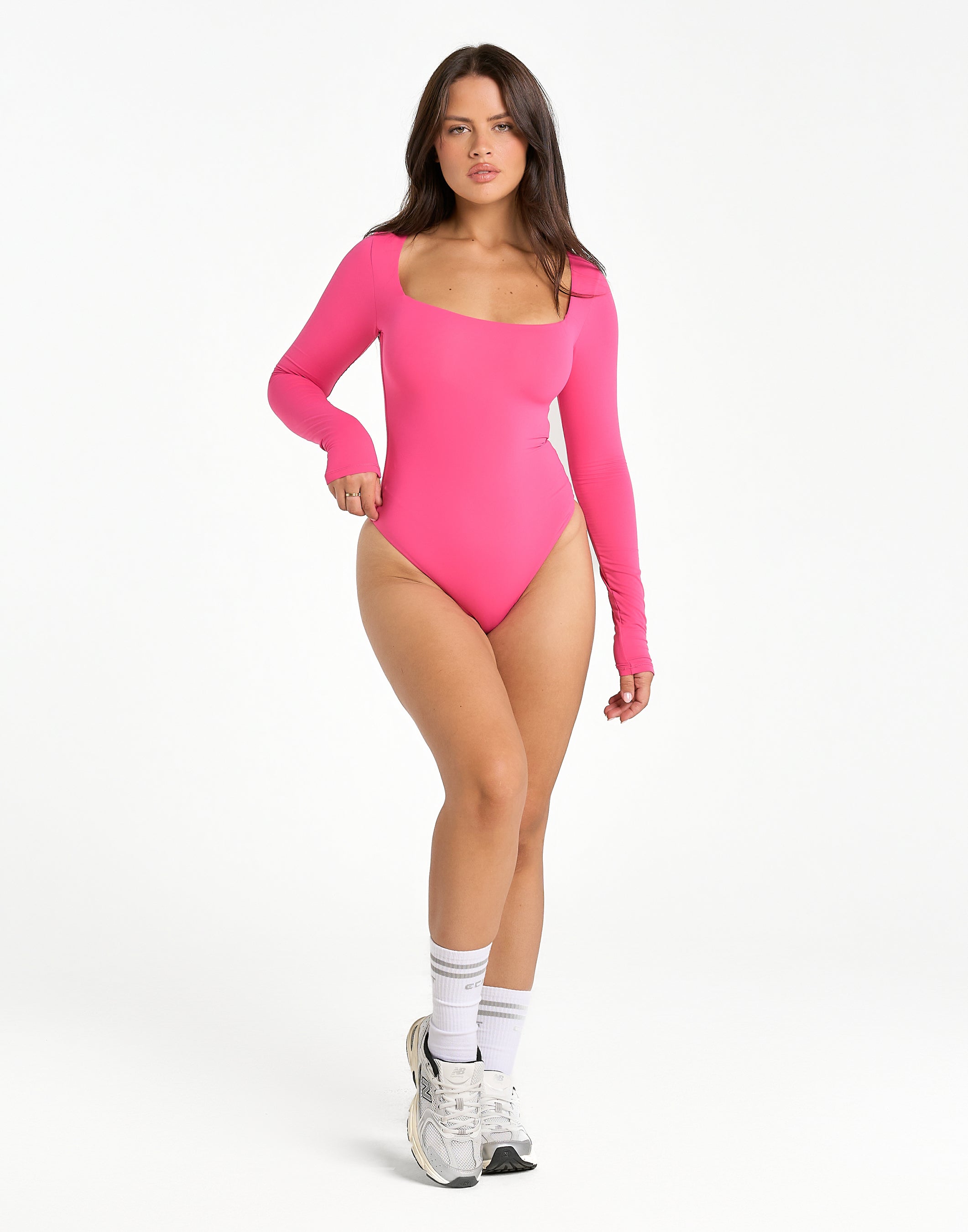 Elemental L Square Bodysuit - Pink