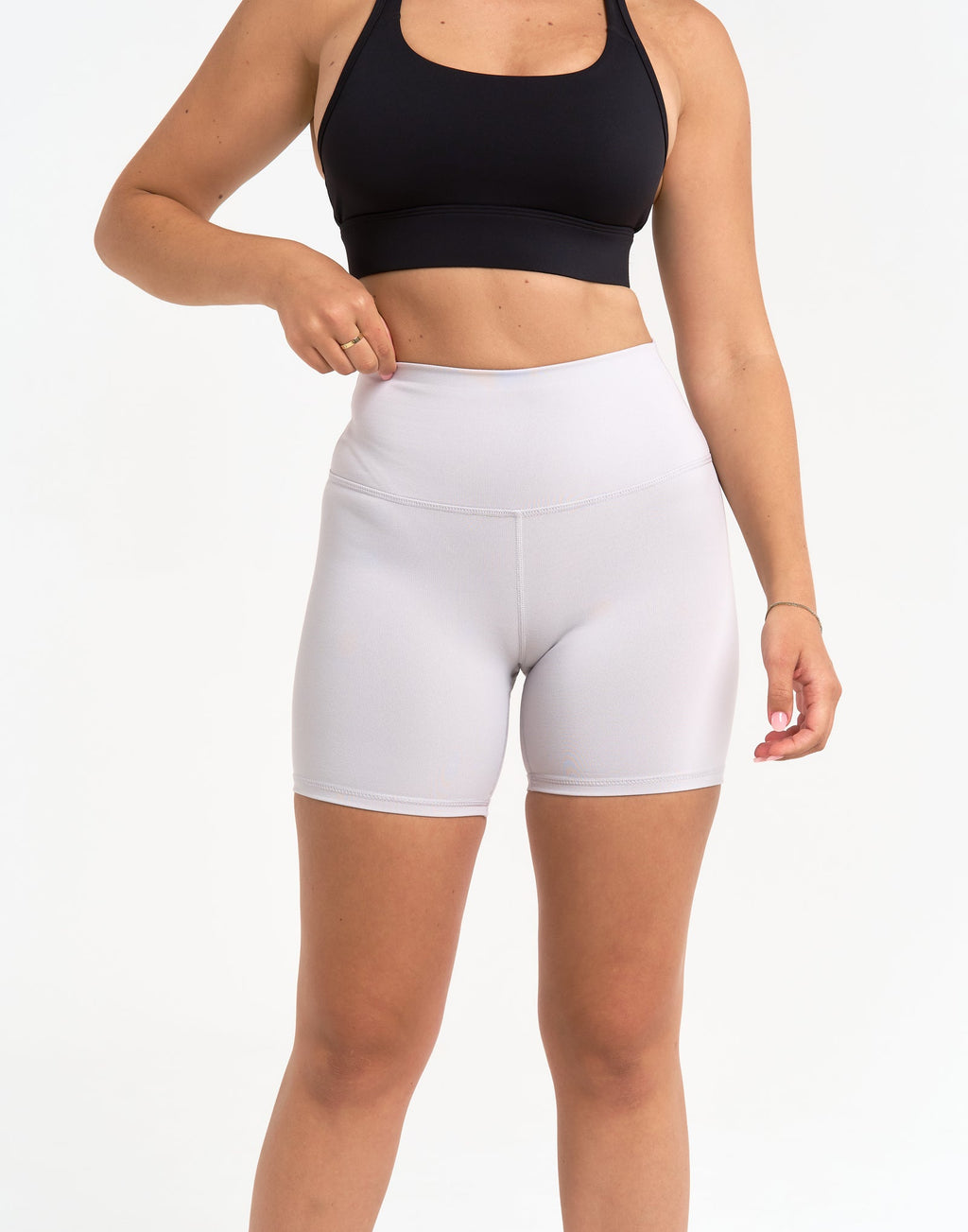 Freedom High Waisted Shorts 5.5" - Grey