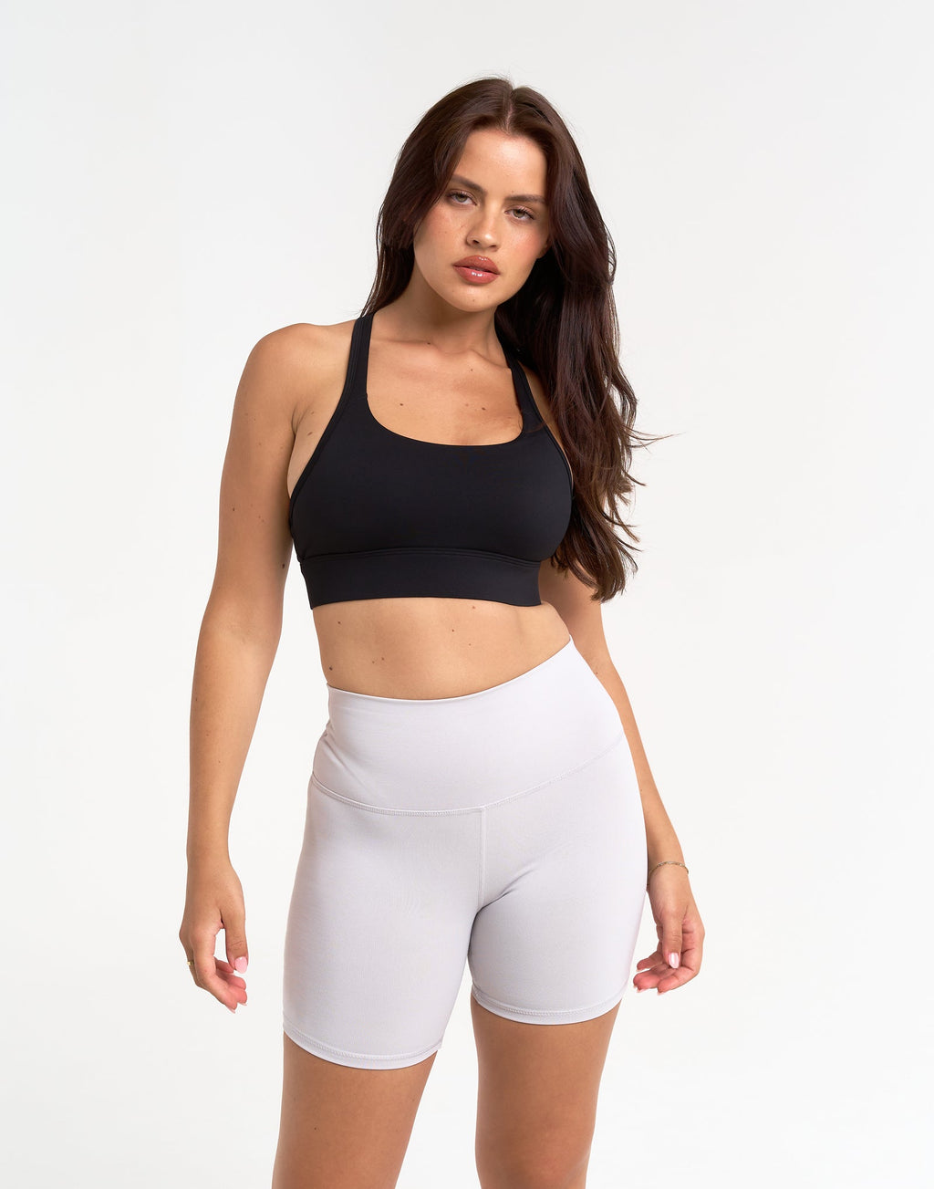 Freedom High Waisted Shorts 5.5" - Grey