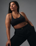 Elemental Raceback Scoop Bralette - Black