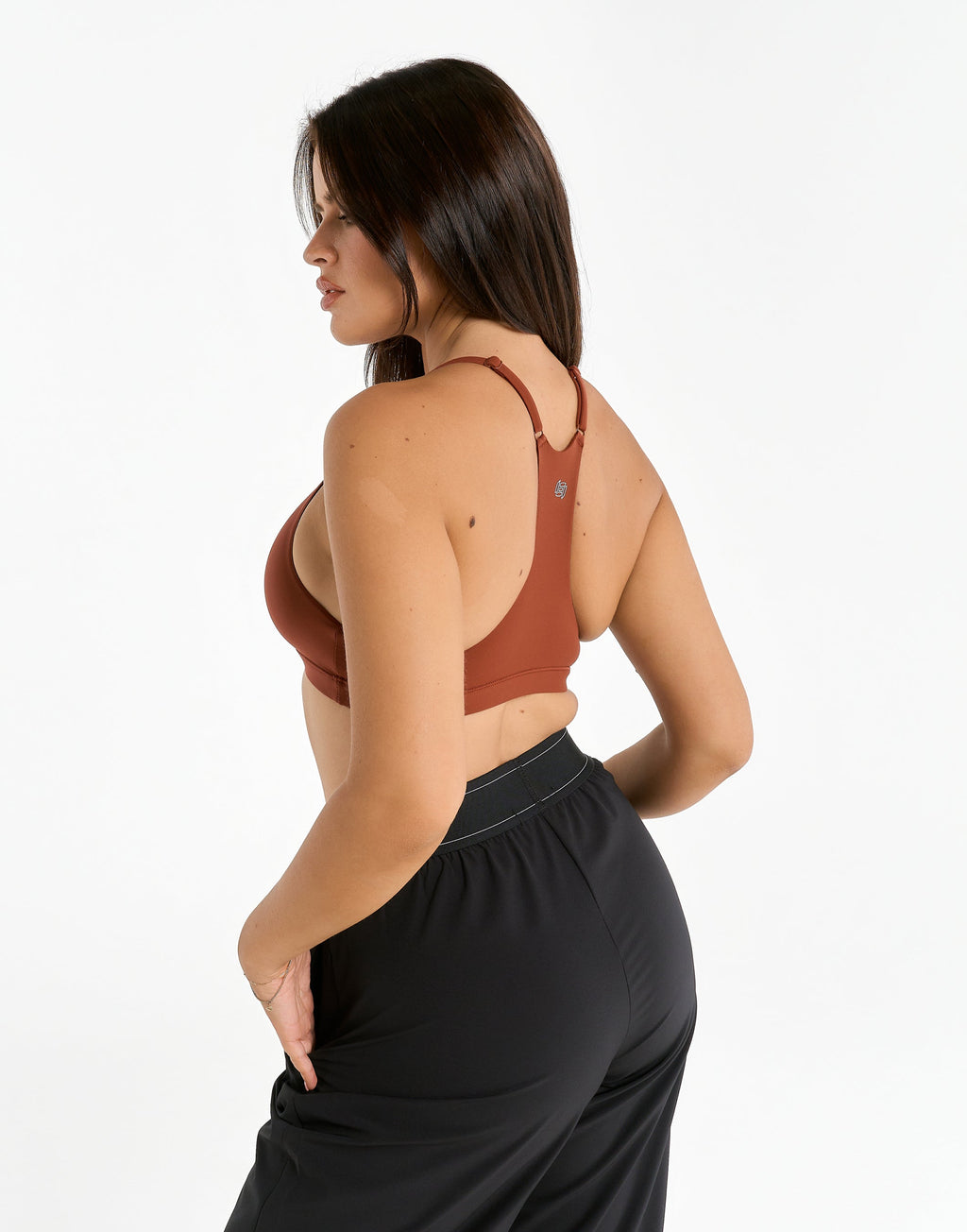 Elemental Raceback Scoop Bralette - Brown