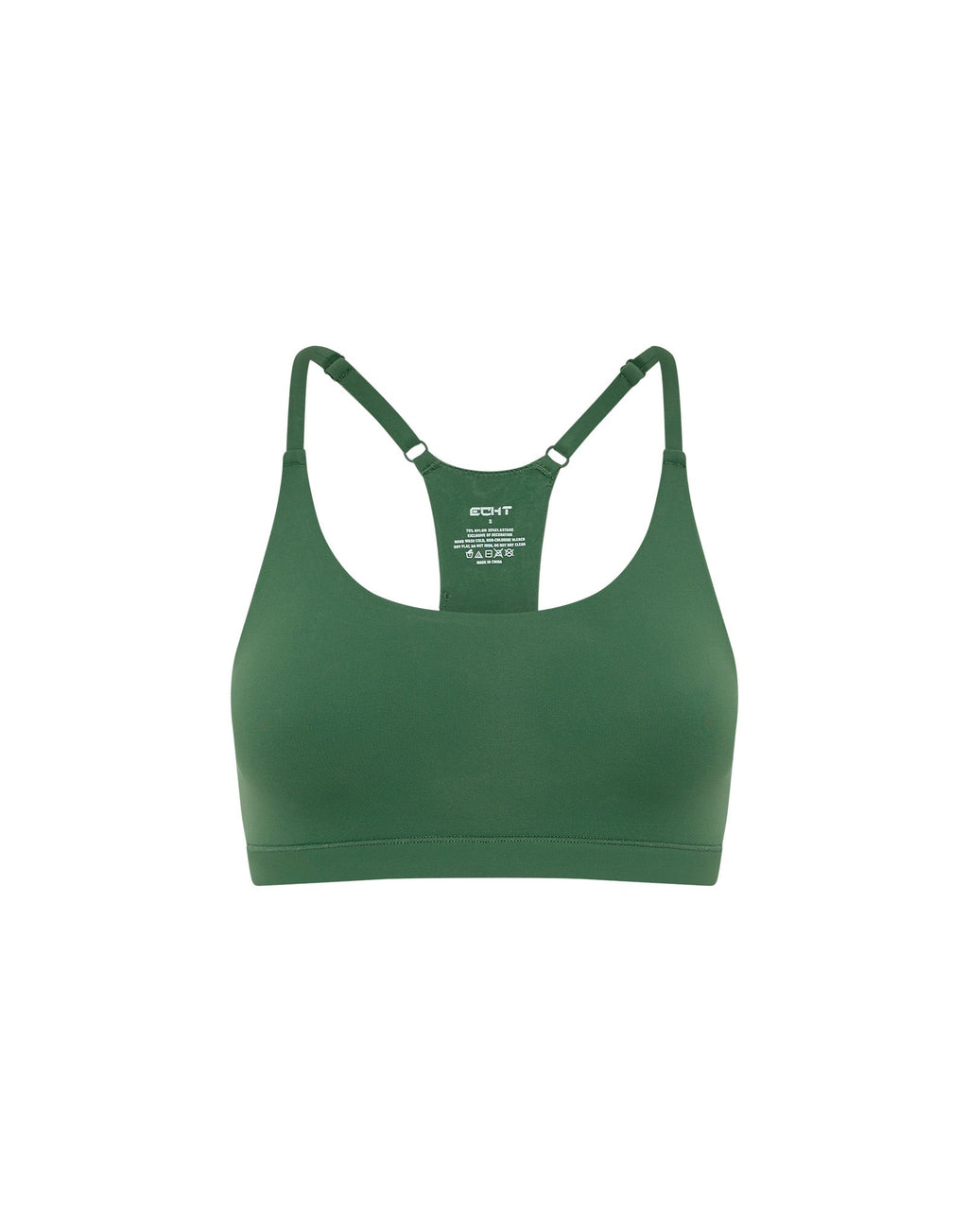 Elemental Raceback Scoop Bralette - Green