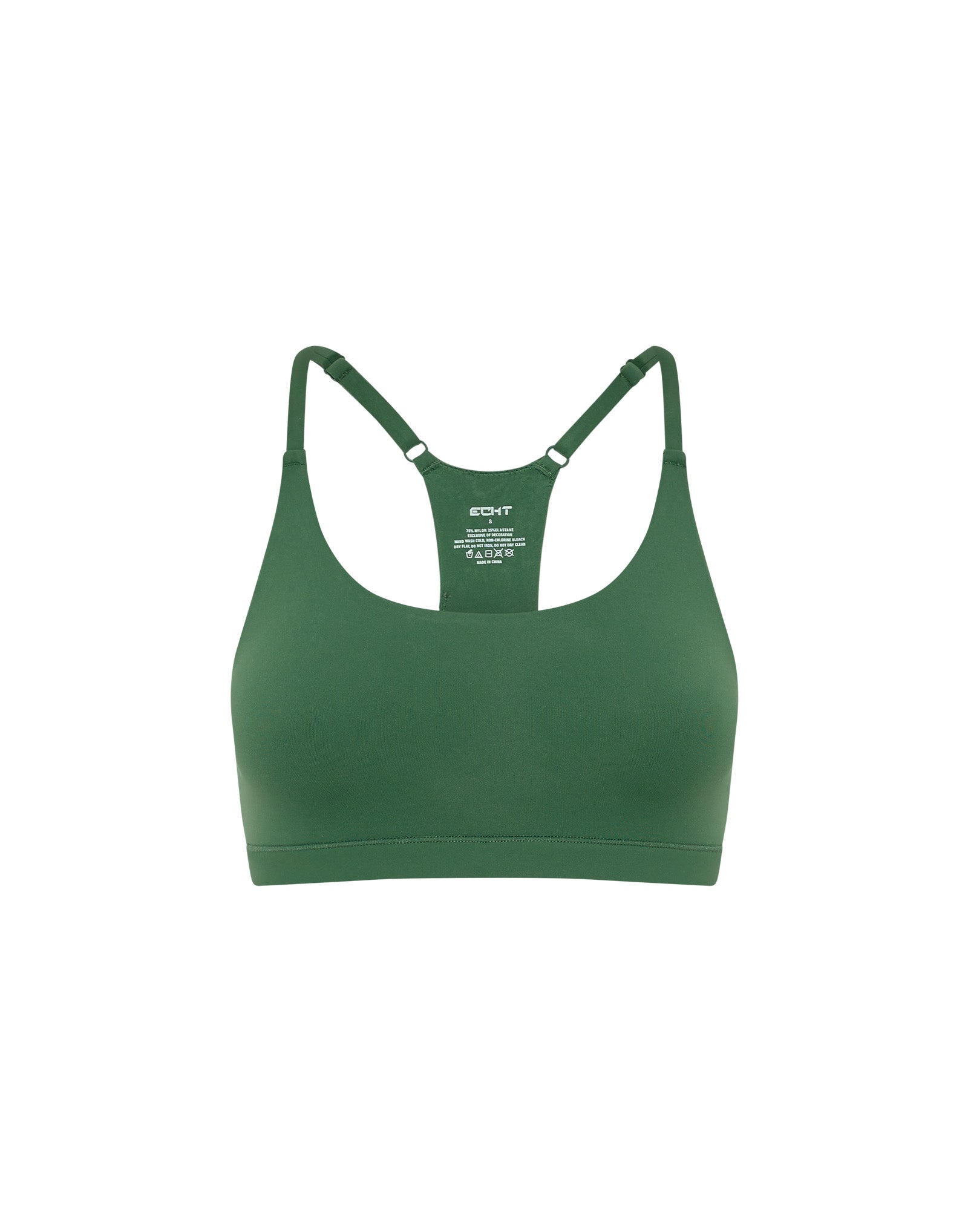 Elemental Raceback Scoop Bralette - Green