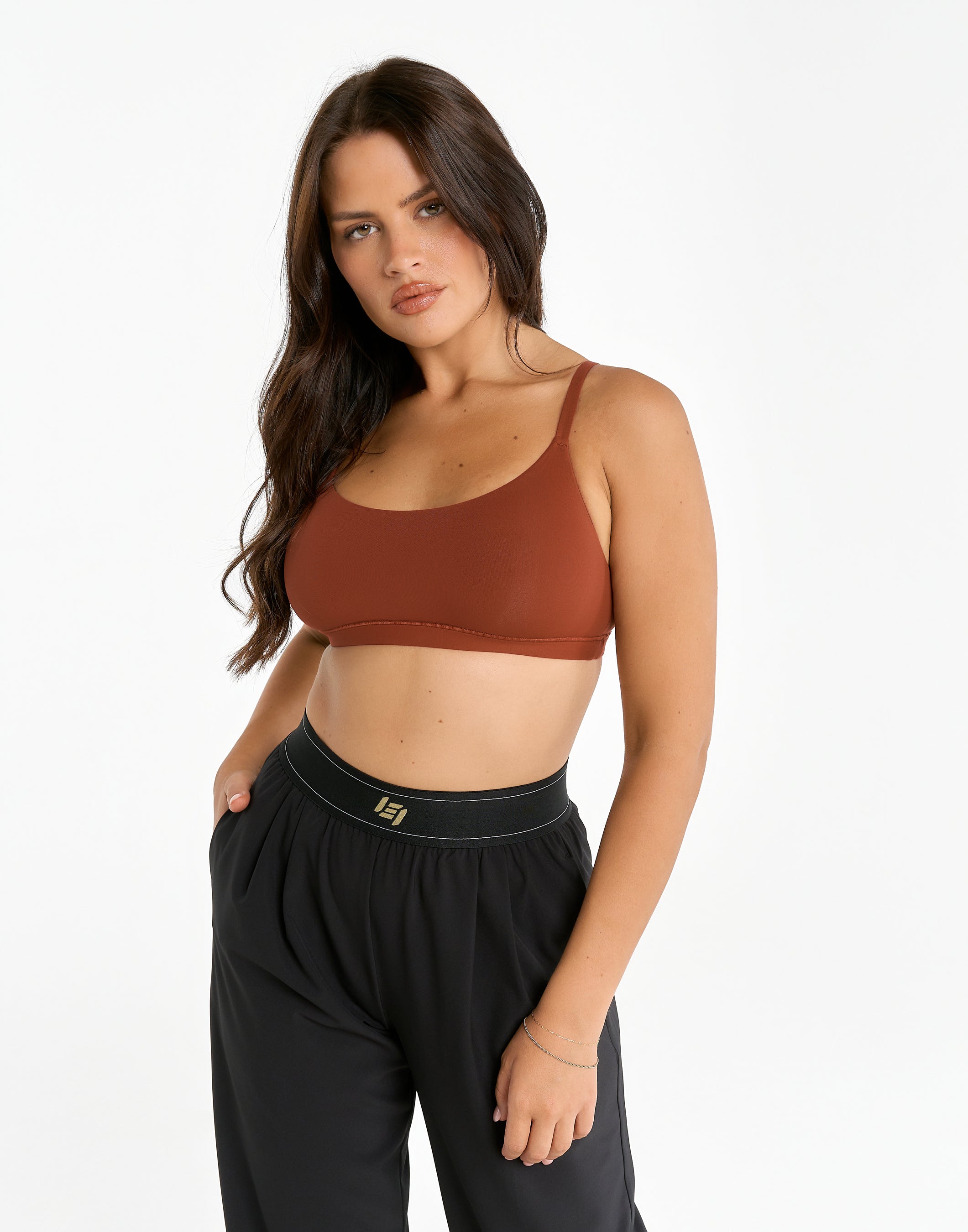 Elemental Scoop Bralette - Brown