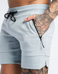 Echt Force Knit Shorts - Dusty Blue