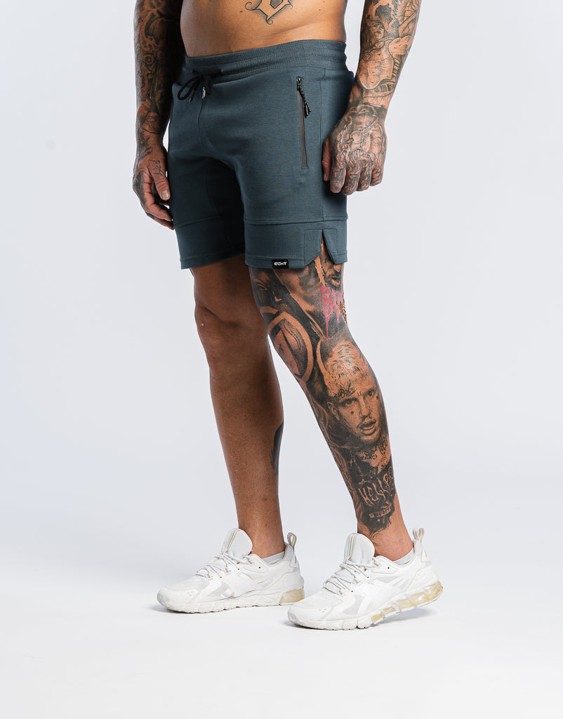 Echt Force Knit Shorts - Dark Slate