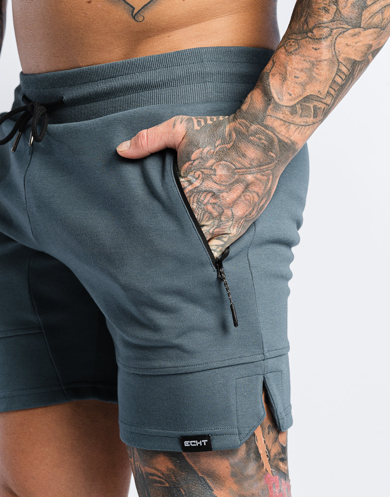 Echt Force Knit Shorts - Dark Slate
