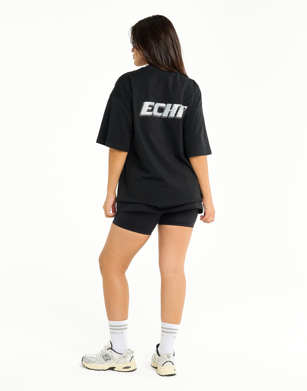 Track Oversize Tee - Black