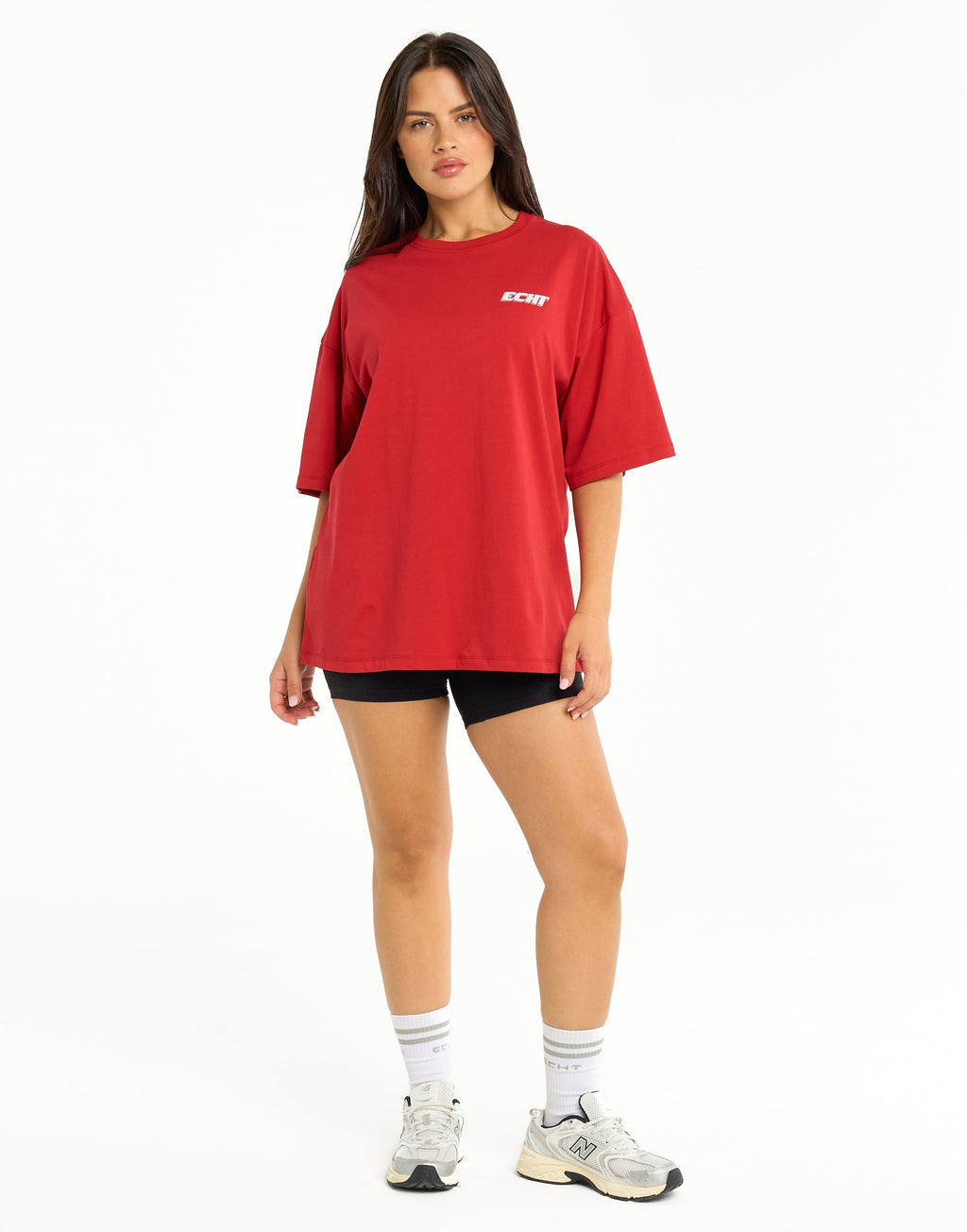 Track Oversize Tee - Red