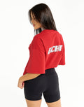 Track Oversize Tee - Red