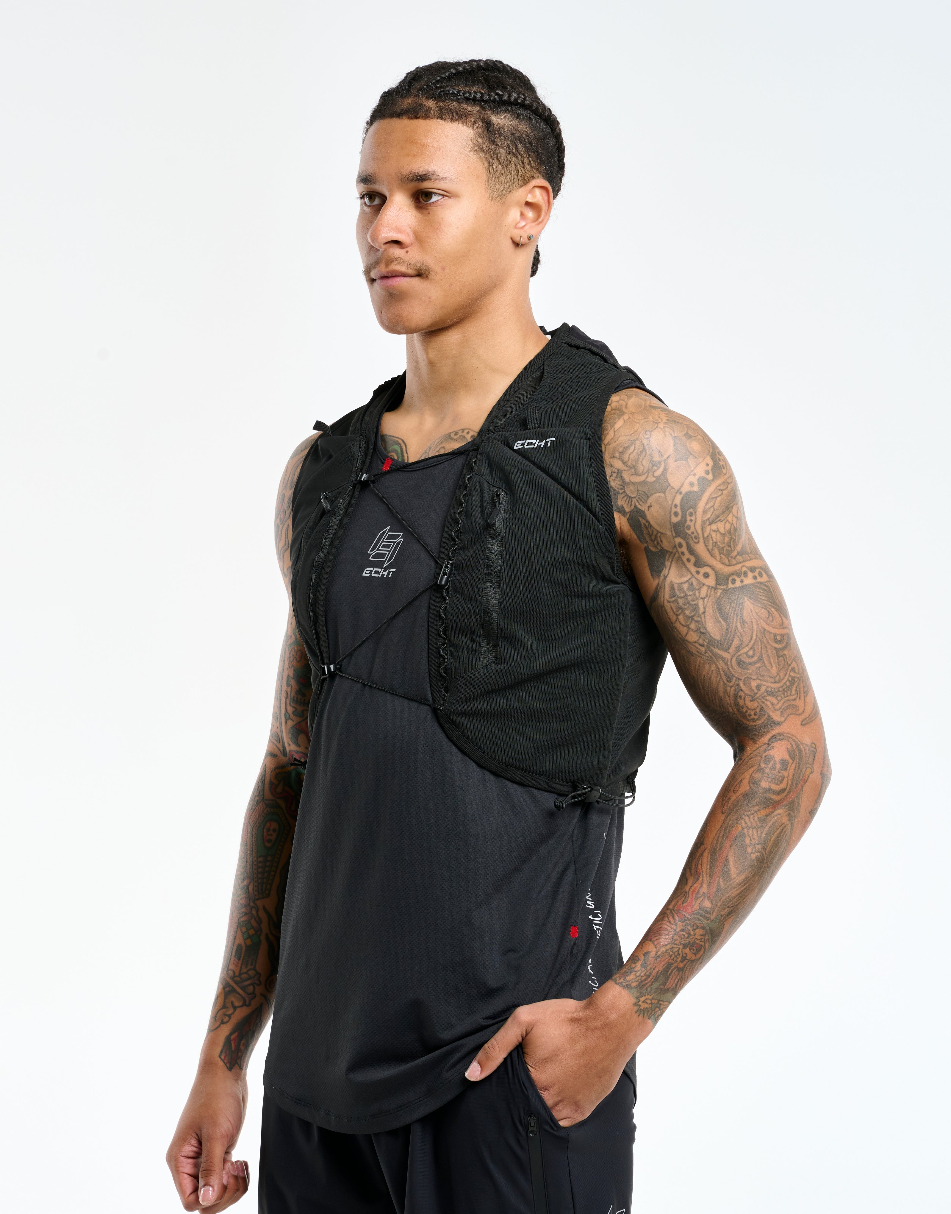 Performance Hydration Vest - Black (Unisex)