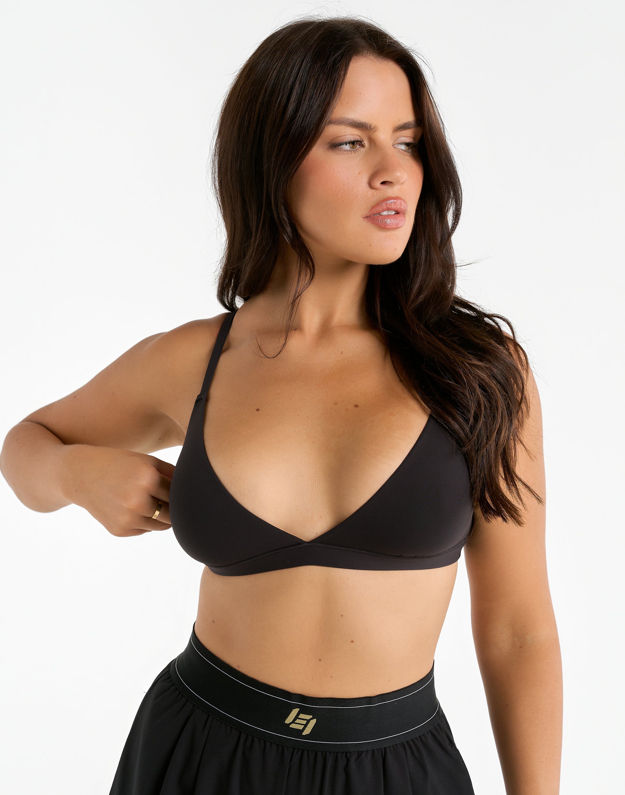 Elemental Triangle Bralette - Black