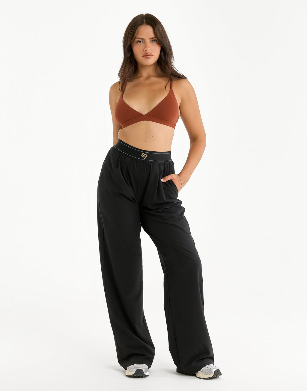 Elemental Triangle Bralette - Brown