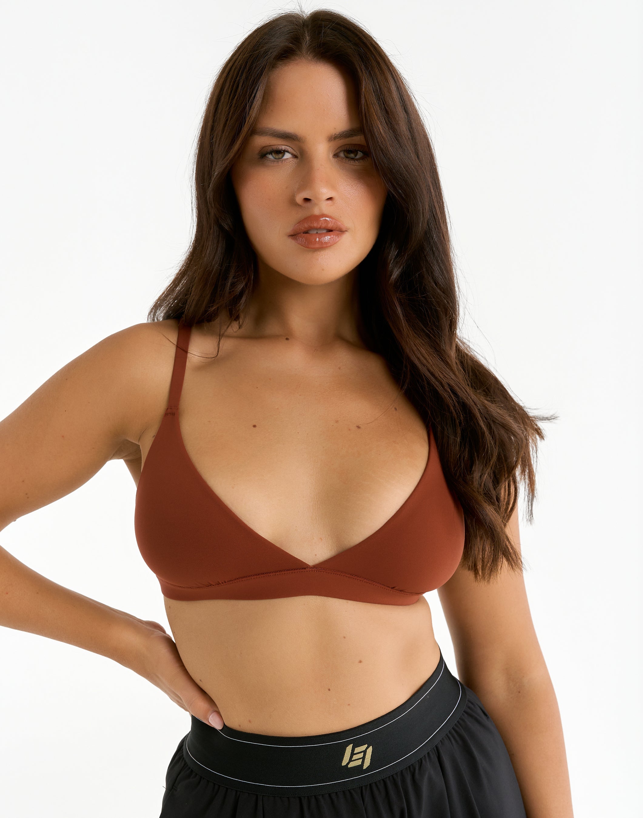 Elemental Triangle Bralette - Brown