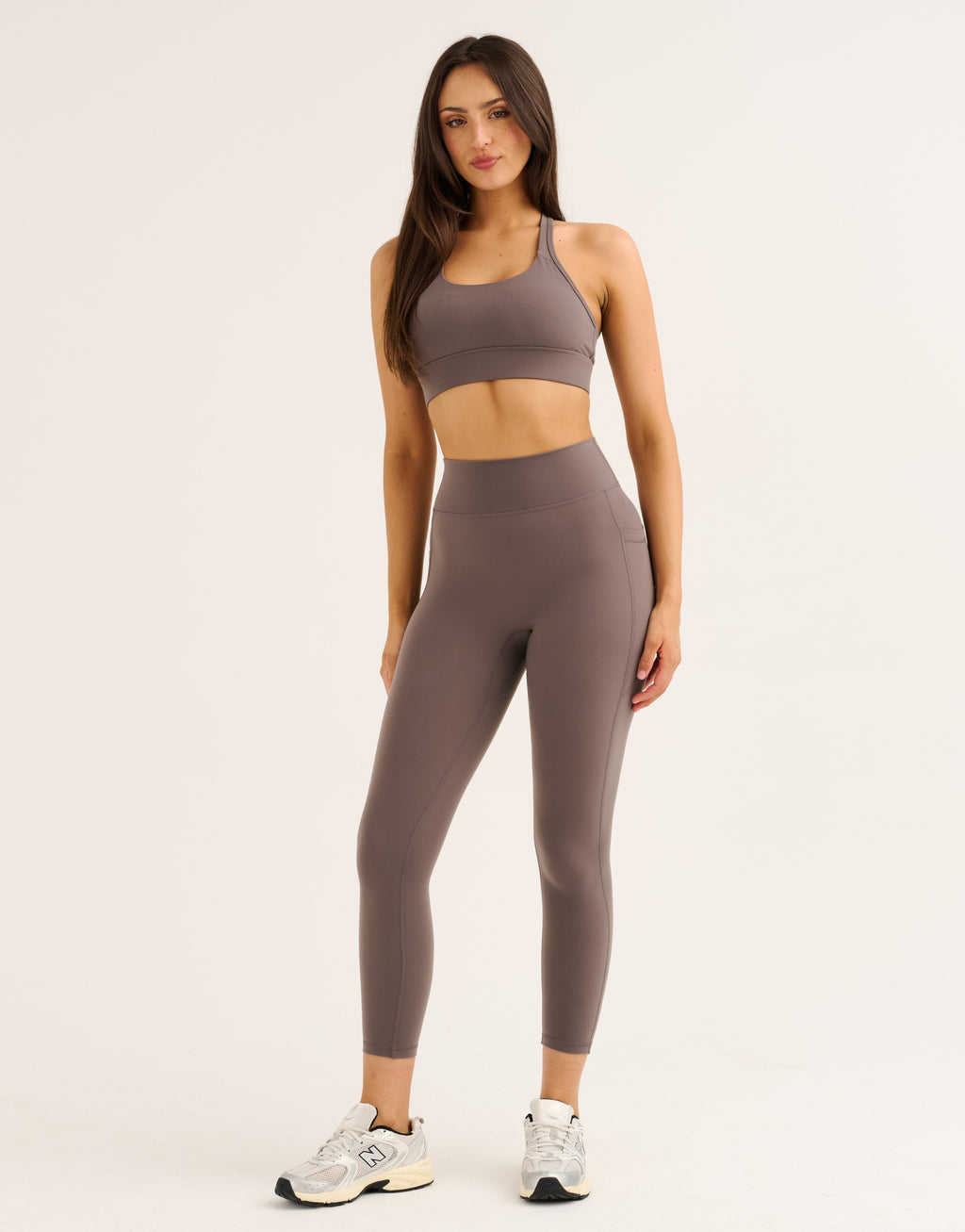 Ascend Pocket Leggings 23" - Slate Grey