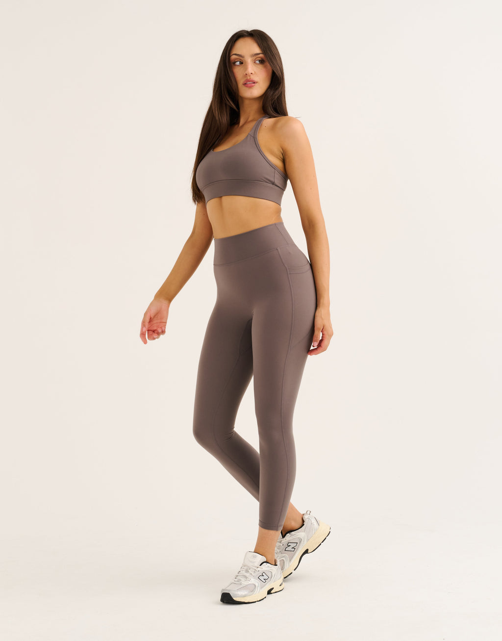 Ascend Pocket Leggings 23" - Slate Grey
