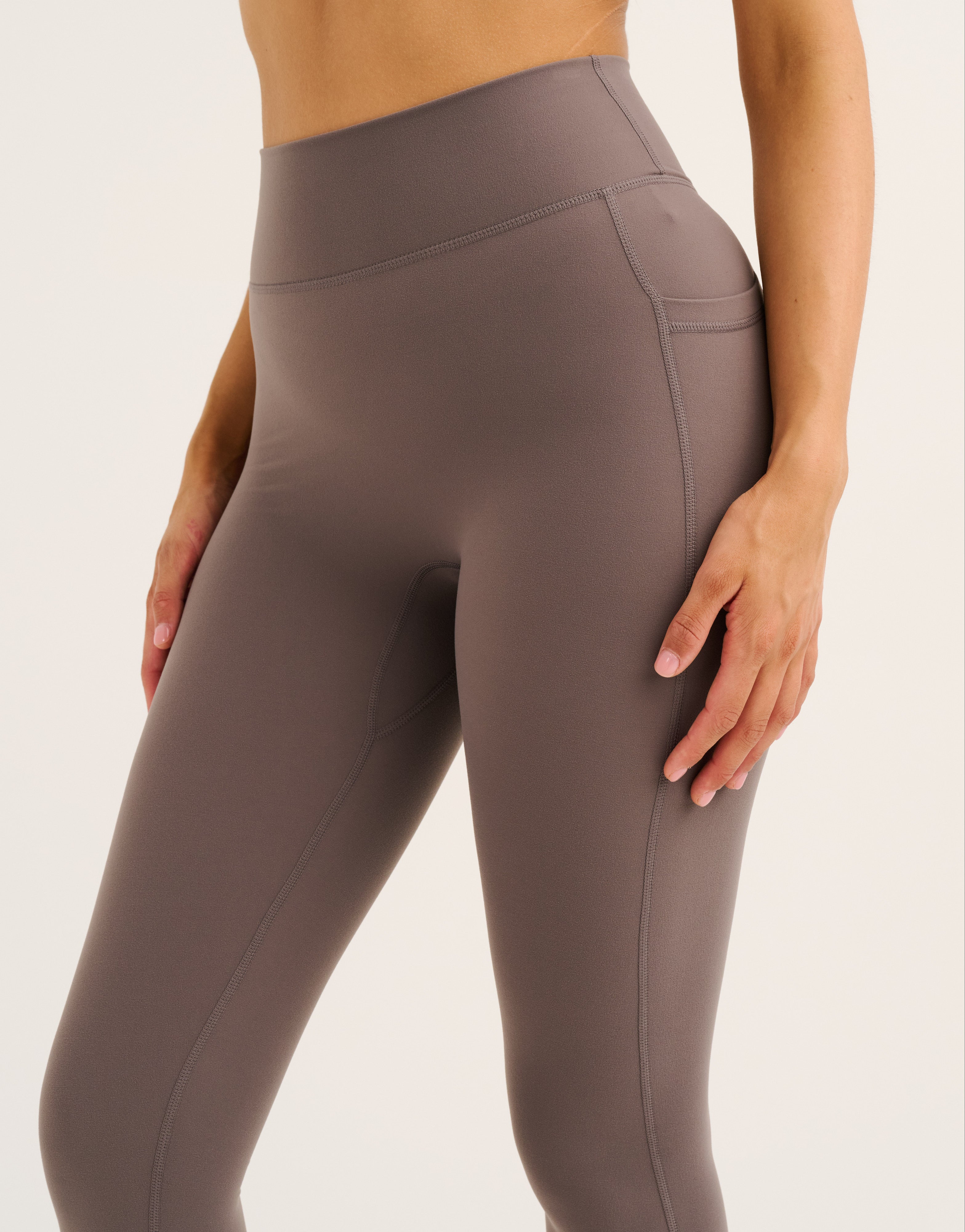 Ascend Pocket Leggings 23" - Slate Grey