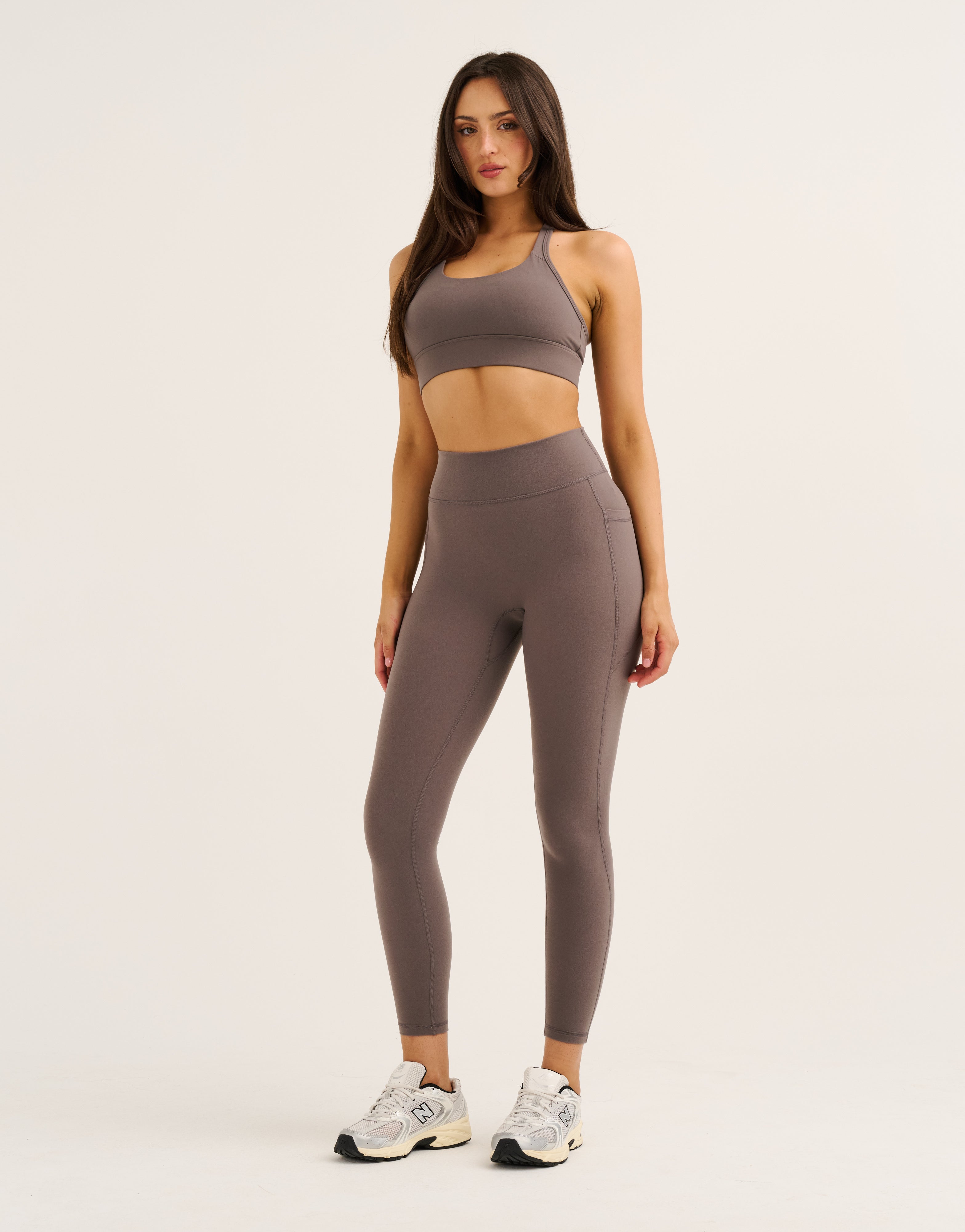 Ascend Pocket Leggings 25" - Slate Grey
