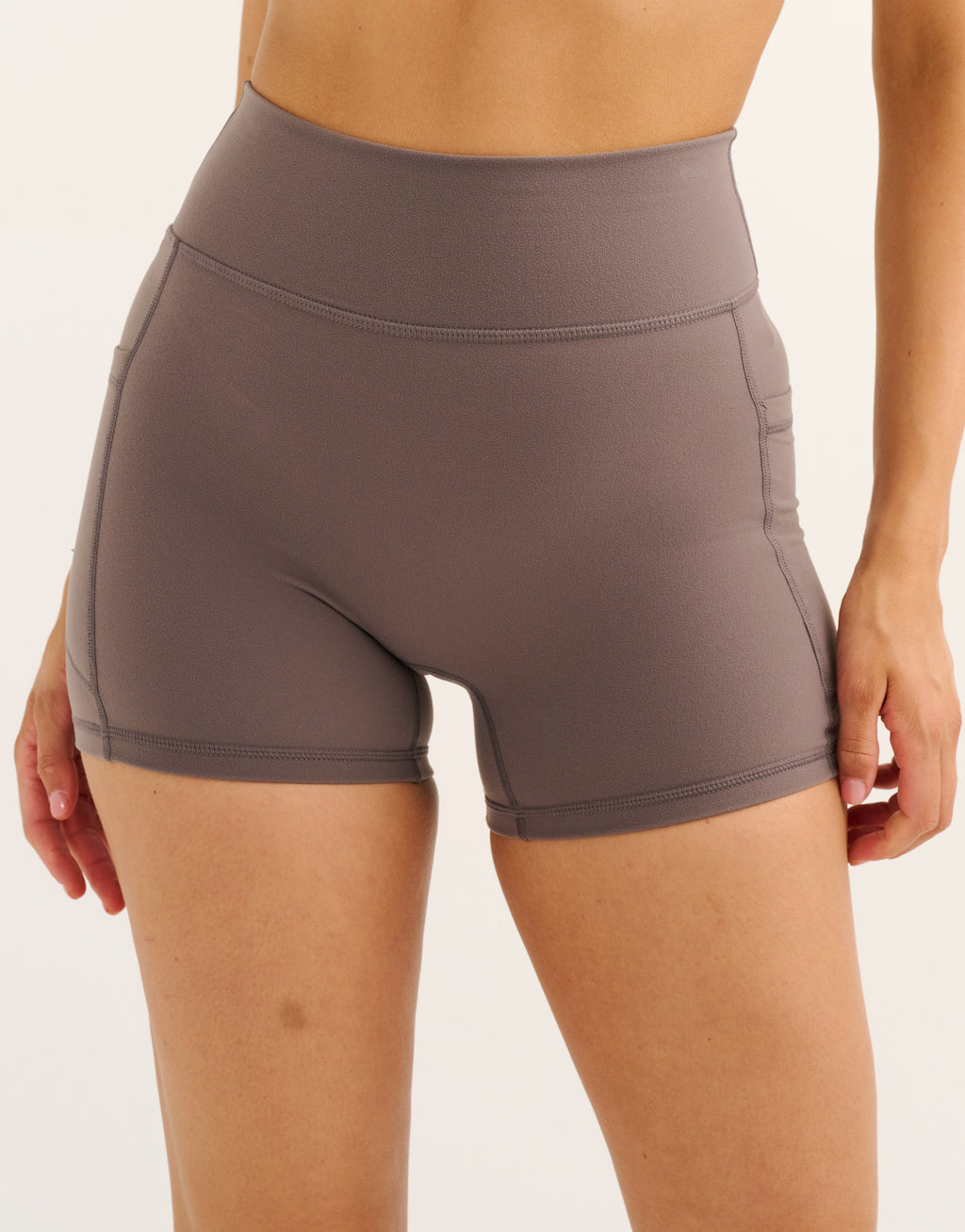 Ascend Pocket Shorts 4" - Slate Grey
