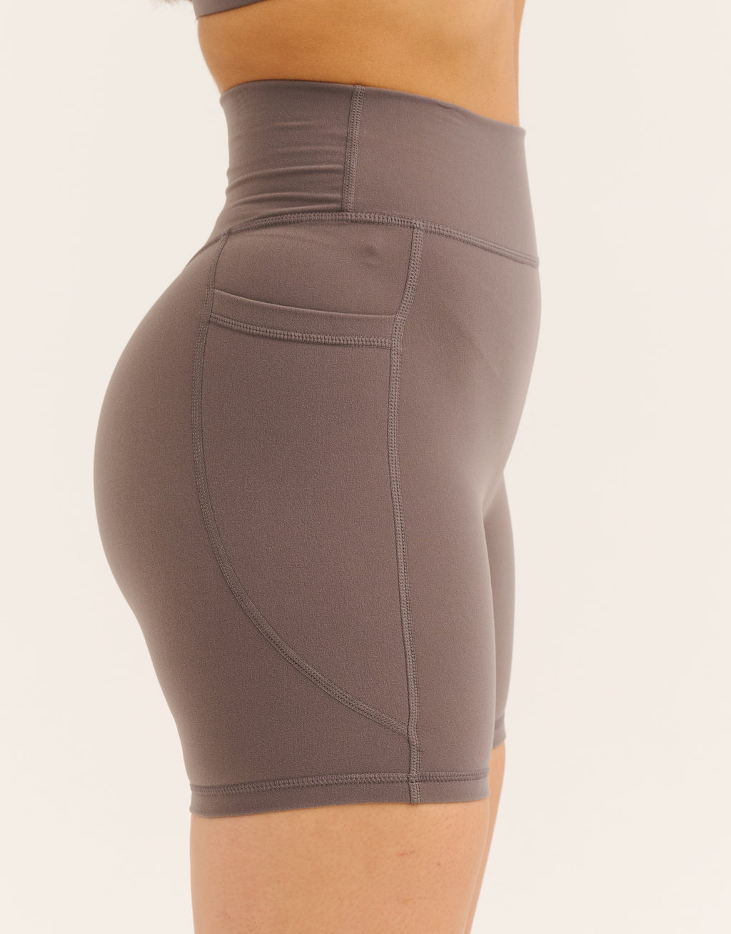 Ascend Pocket Shorts 6" - Slate Grey